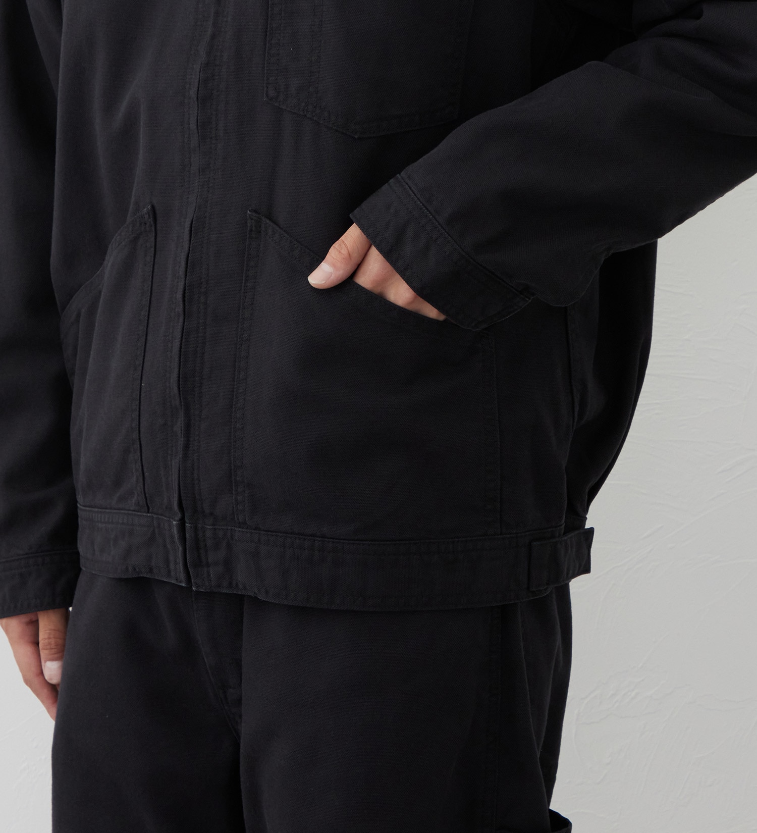 EDWIN(エドウイン)のZIP UP ワークジャケット|ジャケット/アウター/その他アウター/メンズ|ブラック