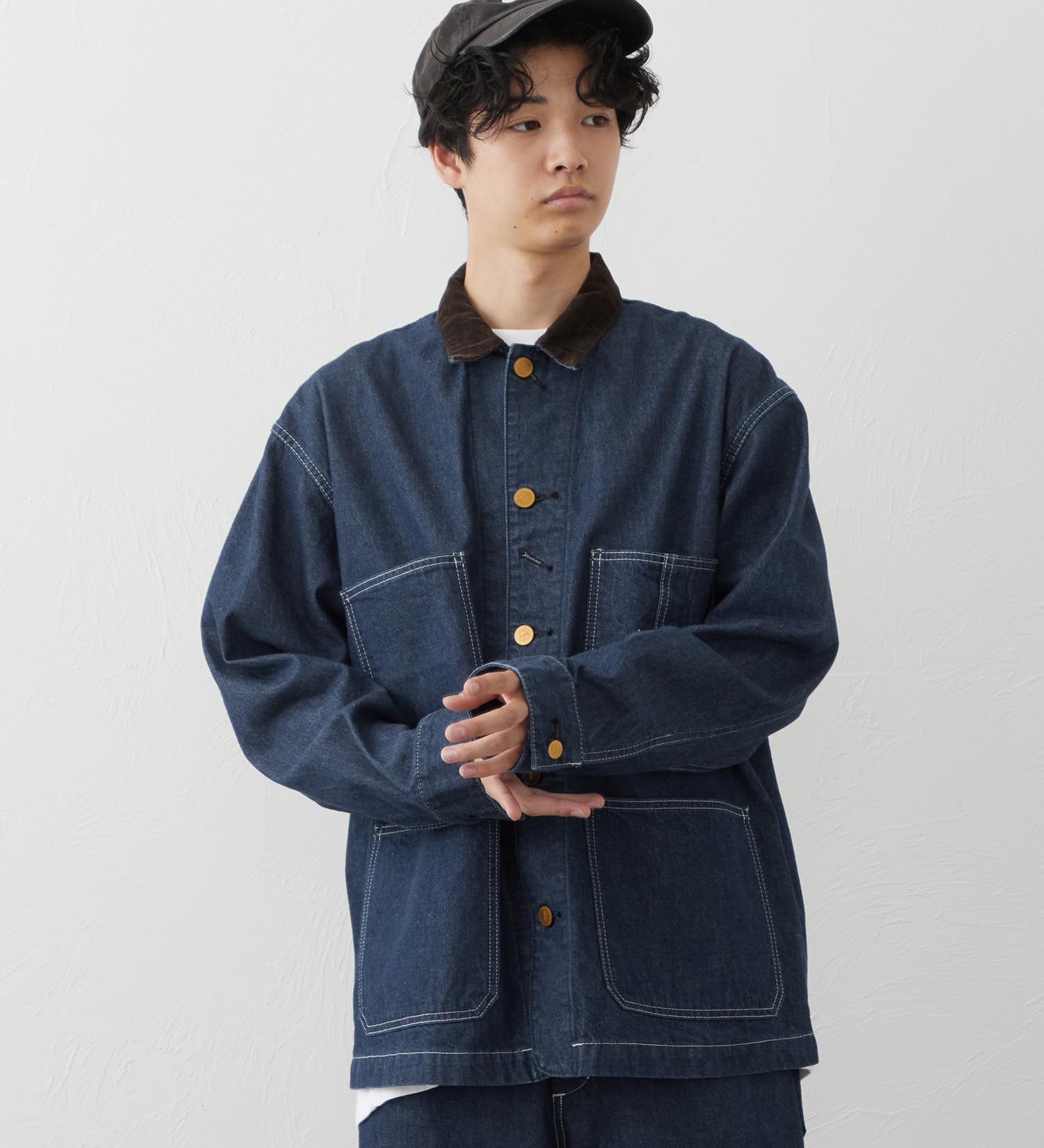 EDWIN(エドウイン)のEDWIN WORKWEAR ワークジャケット|ジャケット/アウター/デニムジャケット/メンズ|インディゴブルー