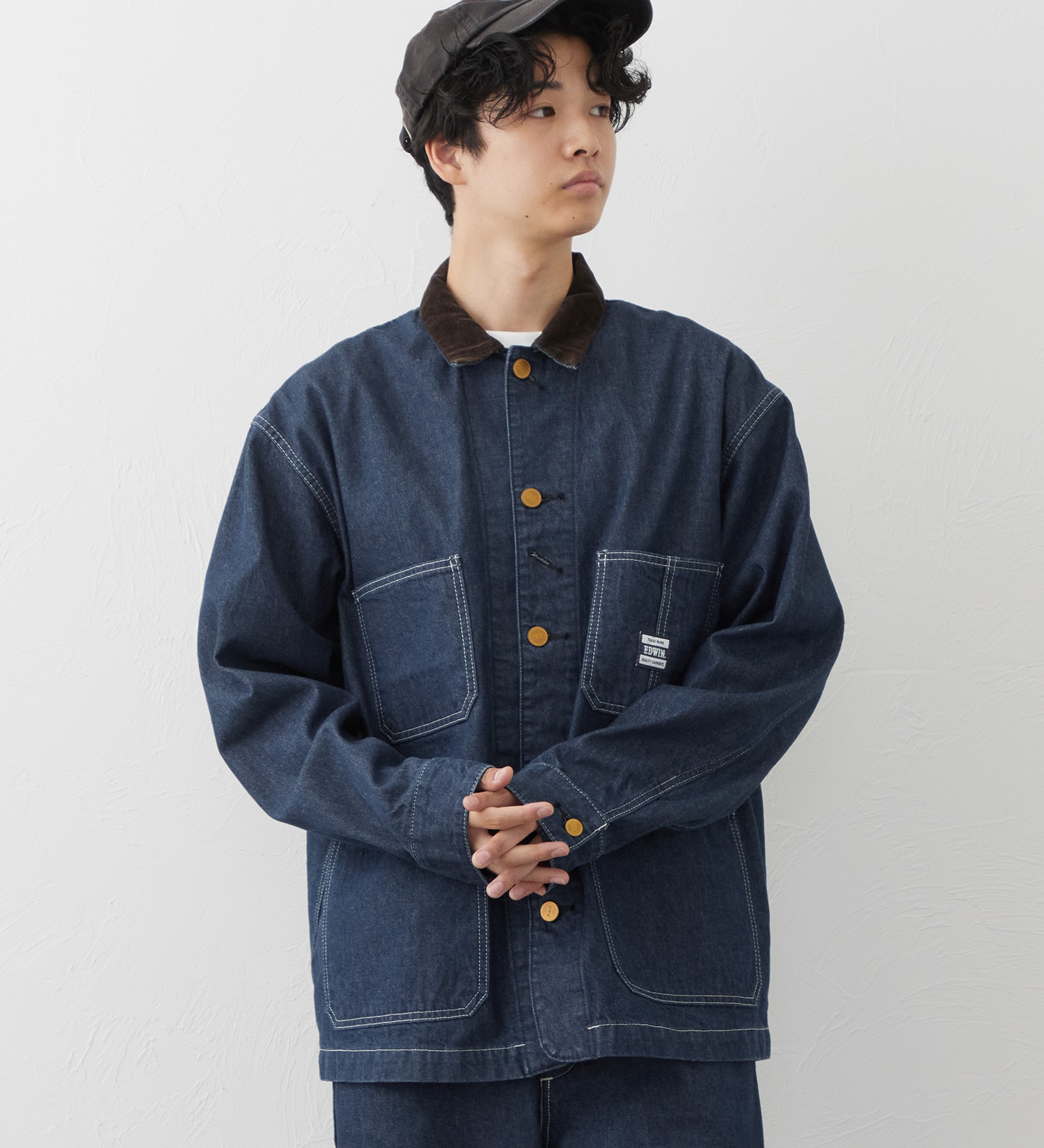 EDWIN(エドウイン)のEDWIN WORKWEAR ワークジャケット|ジャケット/アウター/デニムジャケット/メンズ|インディゴブルー
