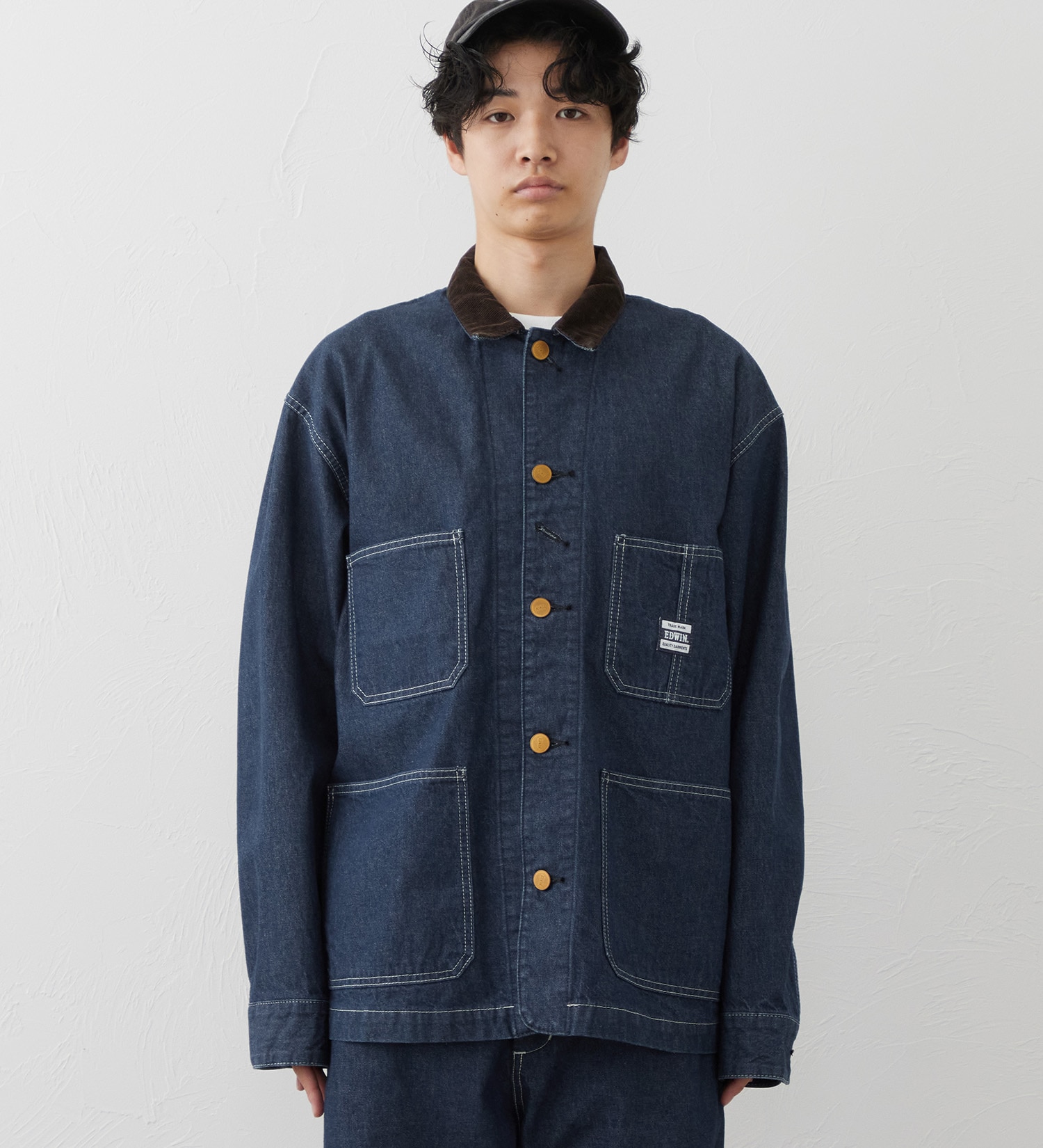 EDWIN(エドウイン)のEDWIN WORKWEAR ワークジャケット|ジャケット/アウター/デニムジャケット/メンズ|インディゴブルー