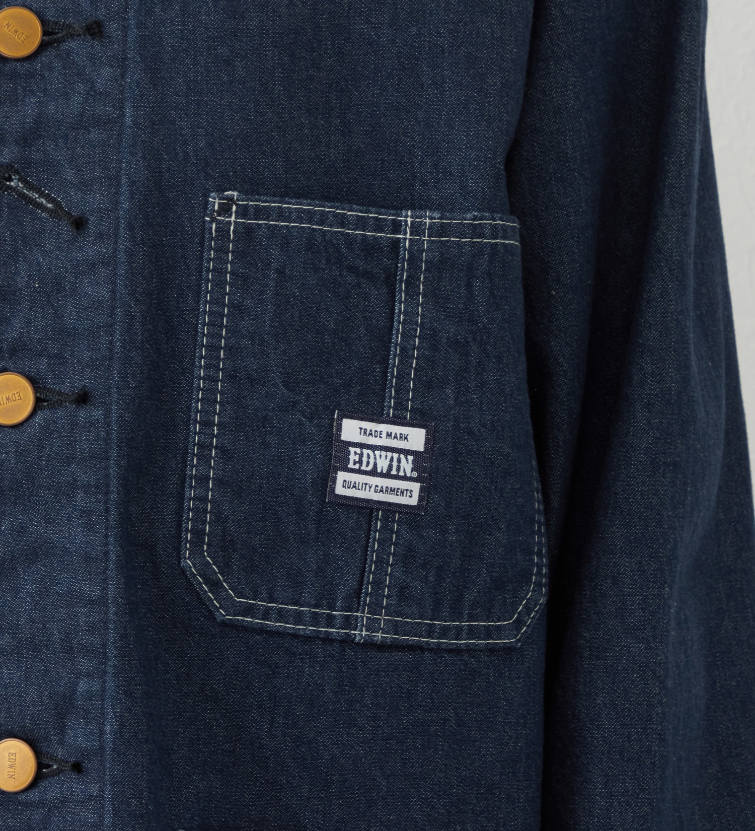 EDWIN(エドウイン)のEDWIN WORKWEAR ワークジャケット|ジャケット/アウター/デニムジャケット/メンズ|インディゴブルー