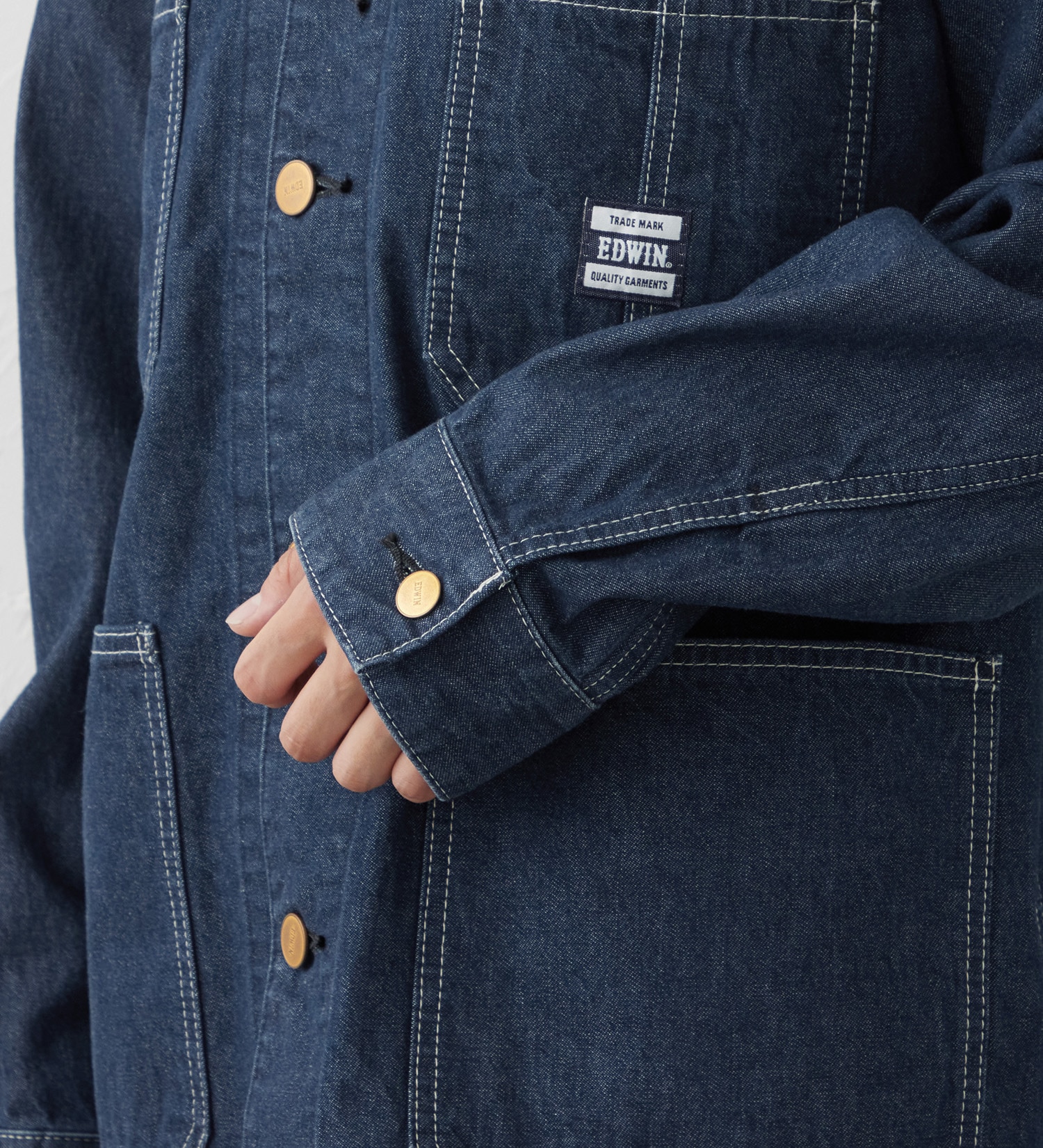 EDWIN(エドウイン)のEDWIN WORKWEAR ワークジャケット|ジャケット/アウター/デニムジャケット/メンズ|インディゴブルー