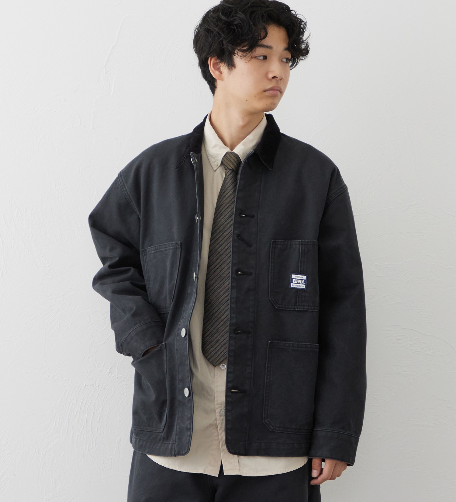EDWIN(エドウイン)のEDWIN WORKWEAR ワークジャケット|ジャケット/アウター/その他アウター/メンズ|ブラック