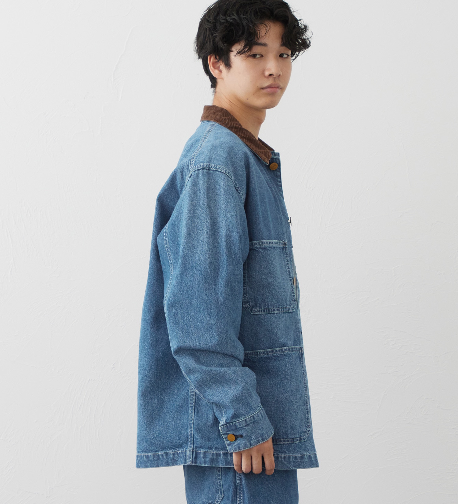 EDWIN(エドウイン)のEDWIN WORKWEAR ワークジャケット|ジャケット/アウター/デニムジャケット/メンズ|淡色ブルー