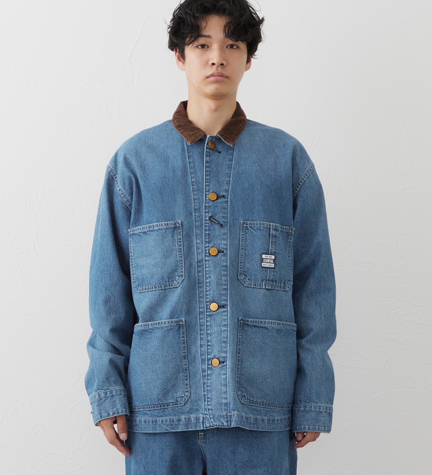 EDWIN(エドウイン)のEDWIN WORKWEAR ワークジャケット|ジャケット/アウター/デニムジャケット/メンズ|淡色ブルー