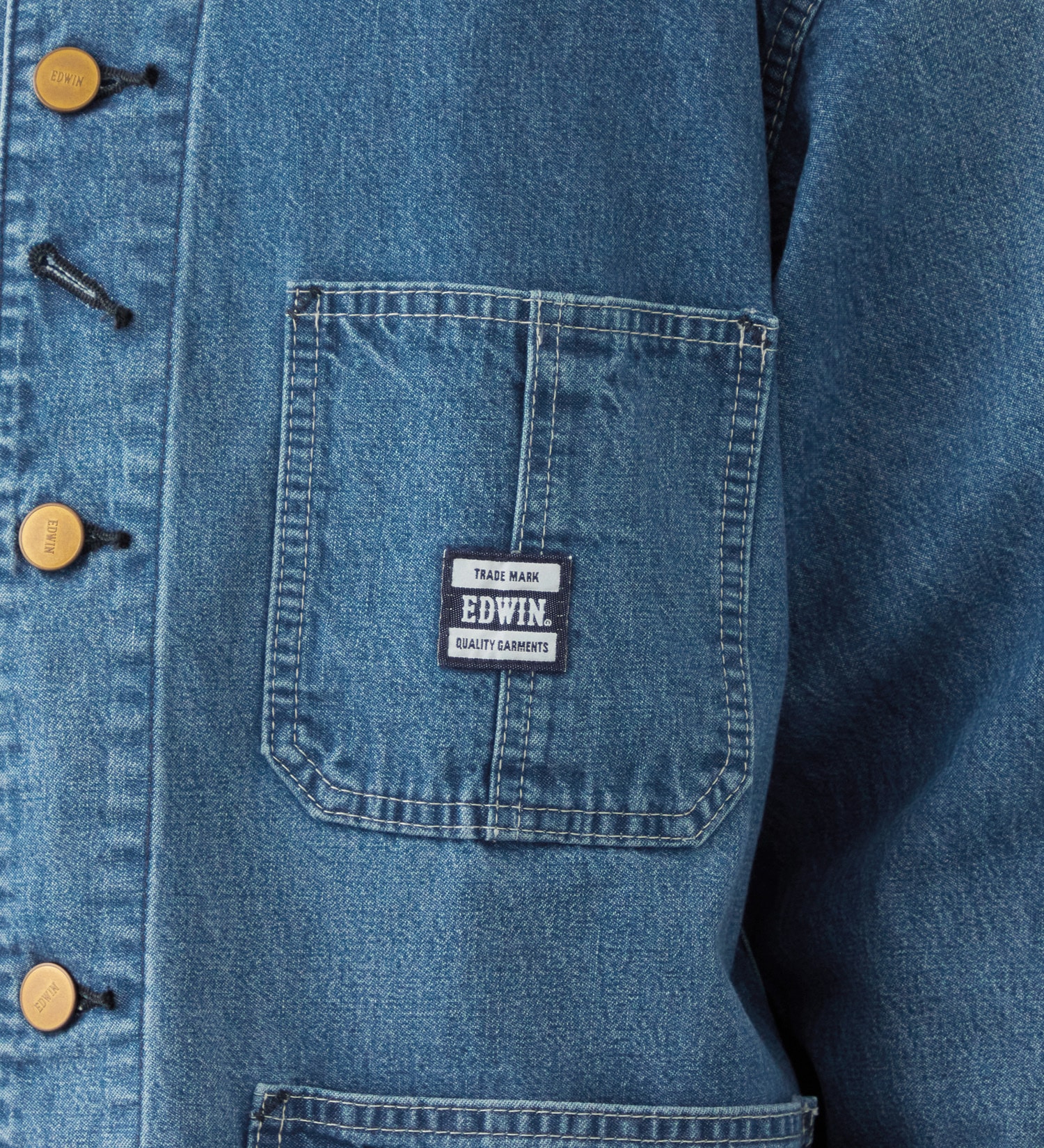 EDWIN(エドウイン)のEDWIN WORKWEAR ワークジャケット|ジャケット/アウター/デニムジャケット/メンズ|淡色ブルー
