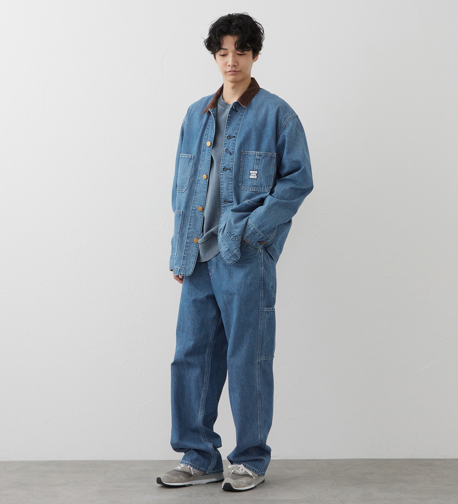 EDWIN(エドウイン)のEDWIN WORKWEAR ワークジャケット|ジャケット/アウター/デニムジャケット/メンズ|淡色ブルー