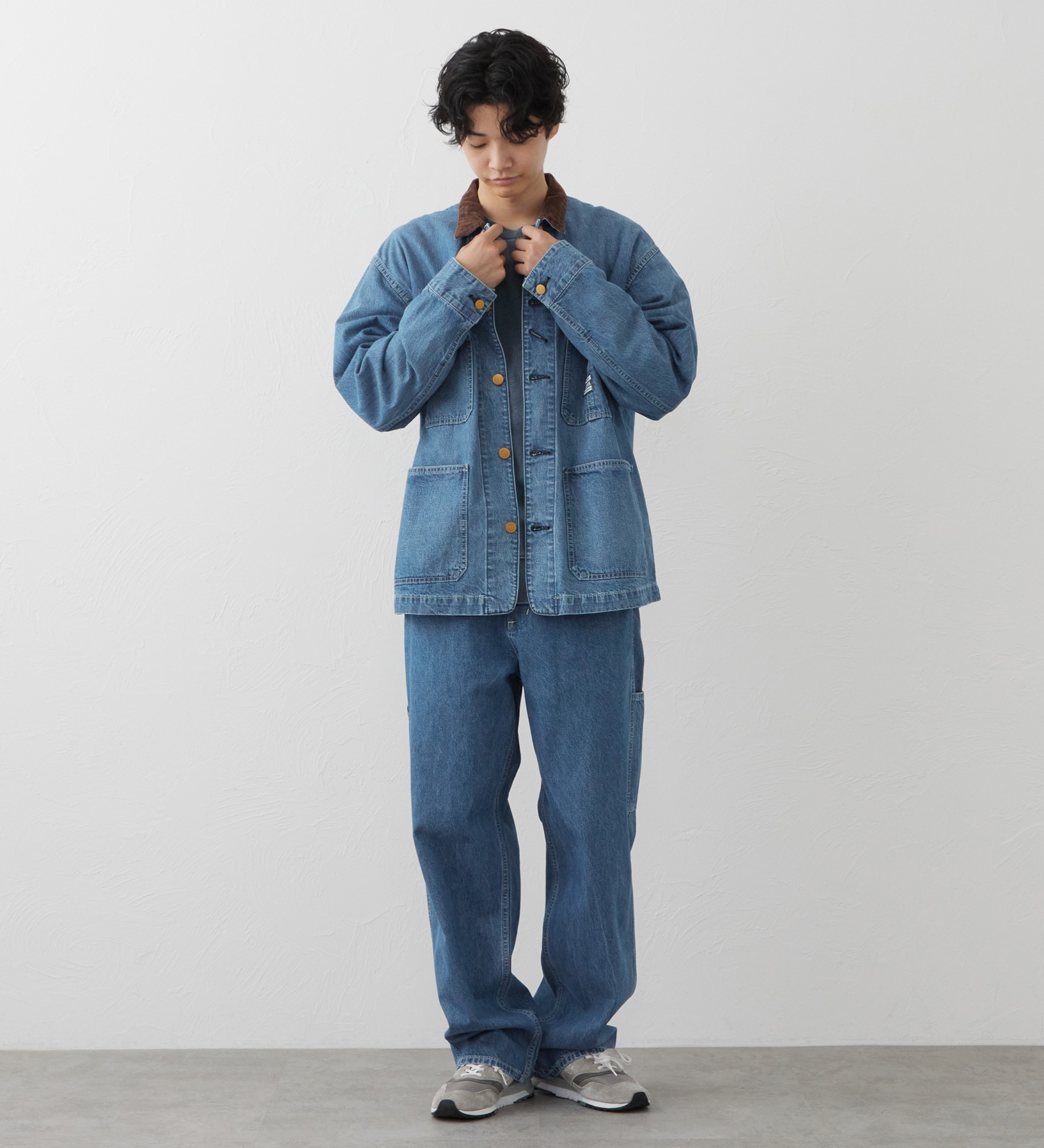 EDWIN(エドウイン)のEDWIN WORKWEAR ワークジャケット|ジャケット/アウター/デニムジャケット/メンズ|淡色ブルー