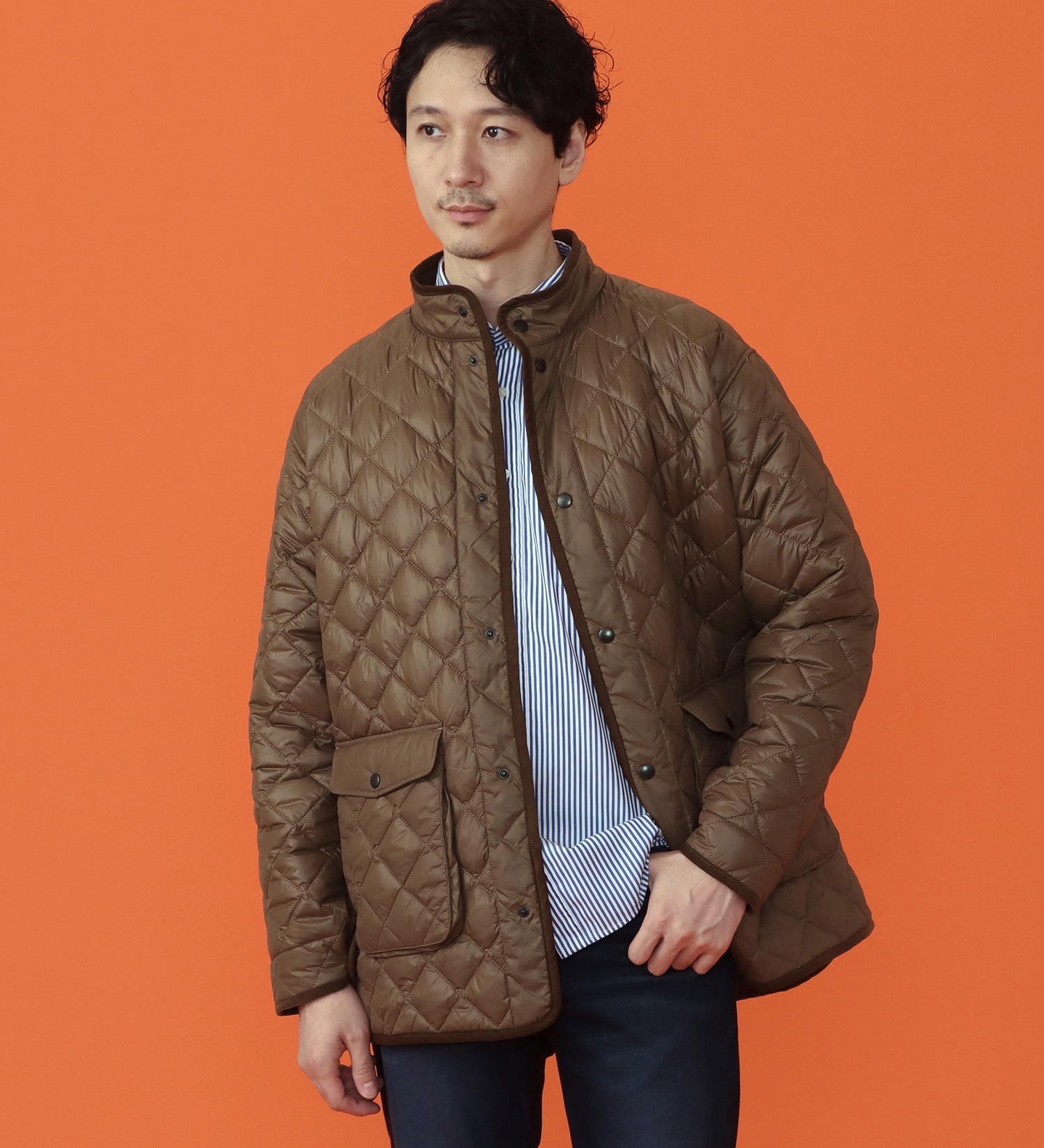 EDWIN(エドウイン)の【試着対象】キルティングコート|ジャケット/アウター/その他アウター/メンズ|ブラウン