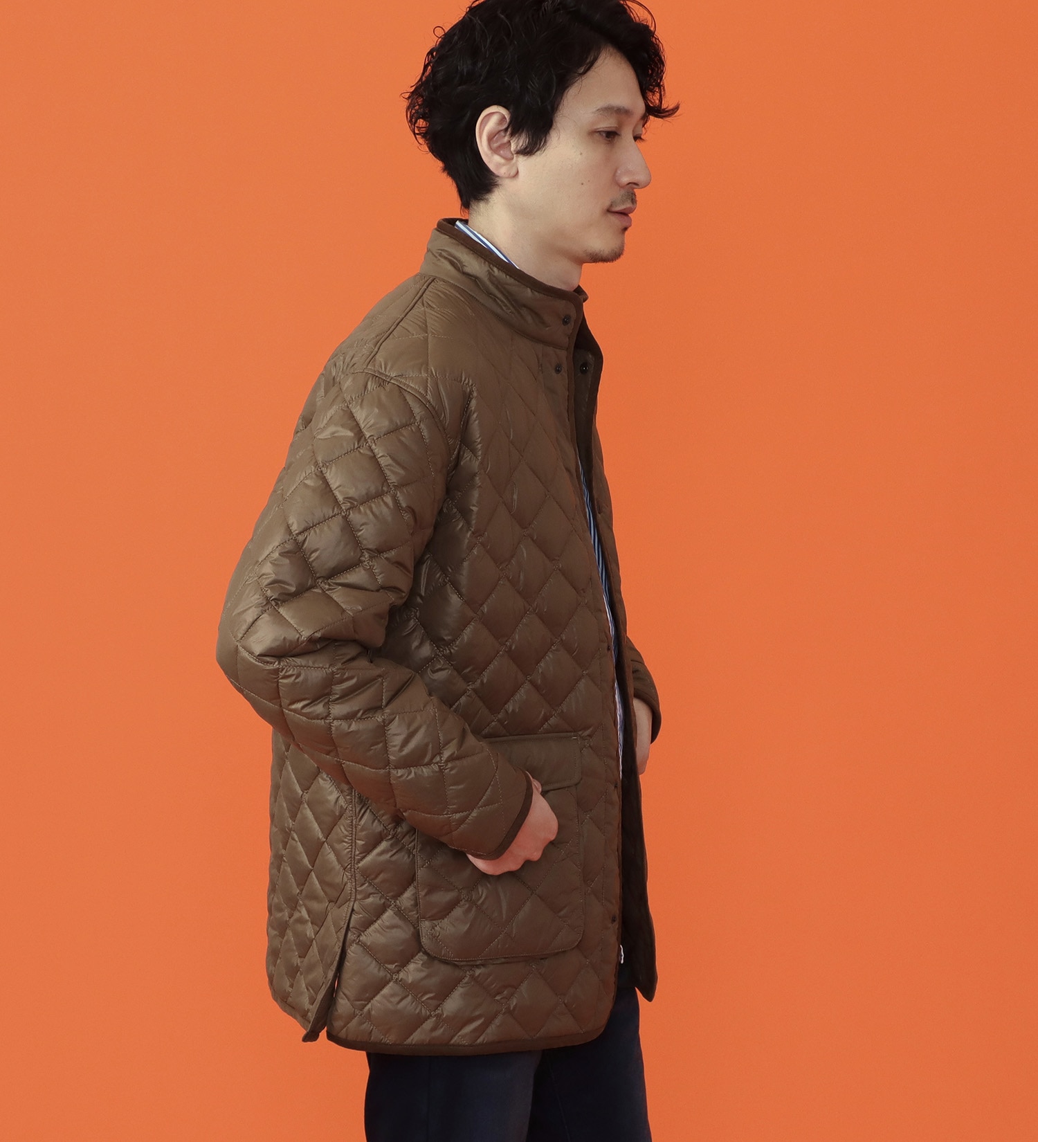 EDWIN(エドウイン)の【試着対象】キルティングコート|ジャケット/アウター/その他アウター/メンズ|ブラウン