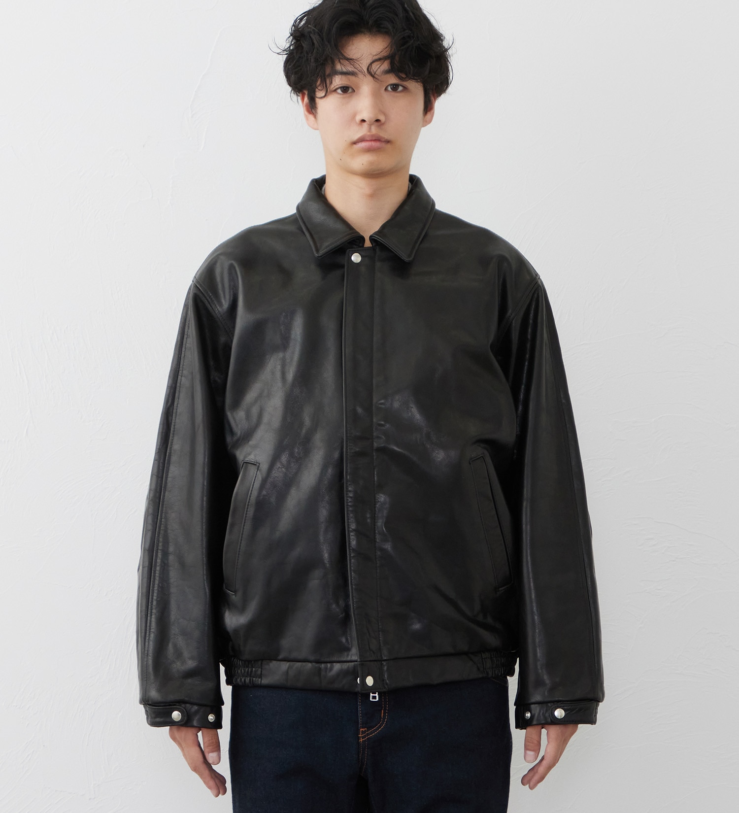 EDWIN(エドウイン)の【試着対象】レザージャケット|ジャケット/アウター/その他アウター/メンズ|ブラック