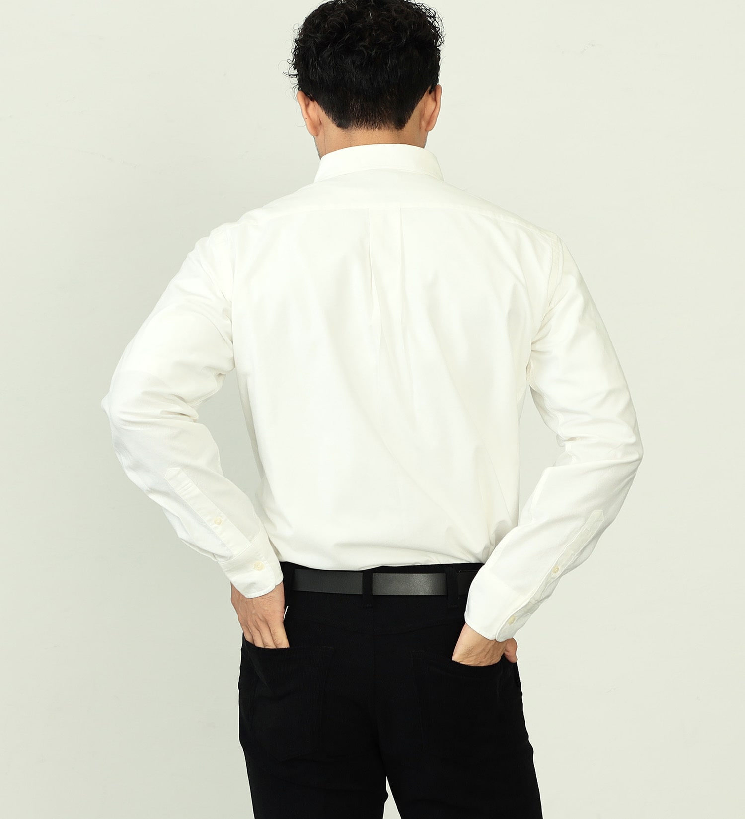 EDWIN(エドウイン)の大人のふだん着 ボタンダウンシャツ 長袖|トップス/シャツ/ブラウス/メンズ|ホワイト