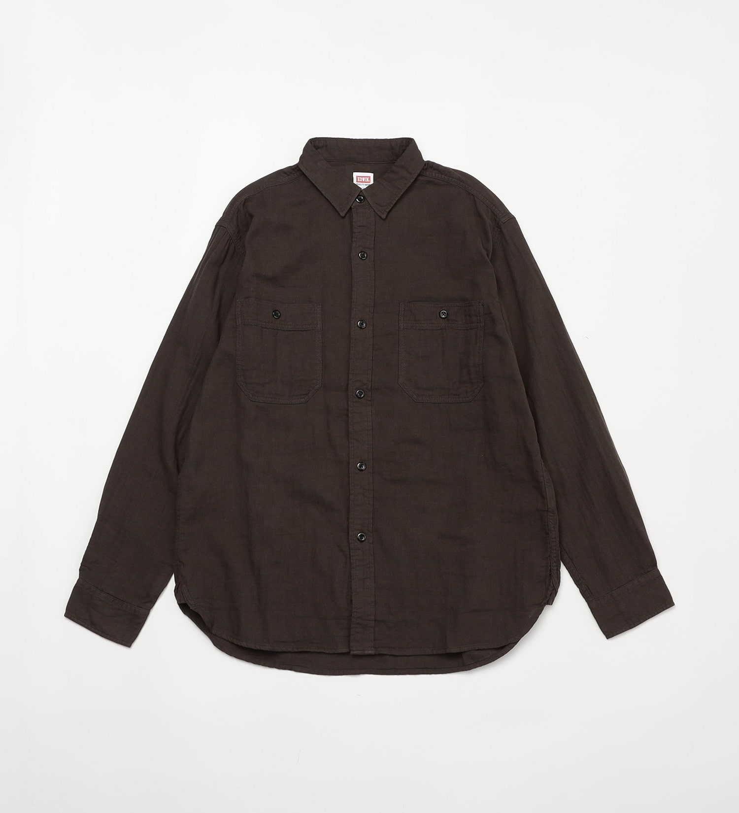 EDWIN(エドウイン)の長袖ワークシャツ|トップス/シャツ/ブラウス/メンズ|チャコールグレー