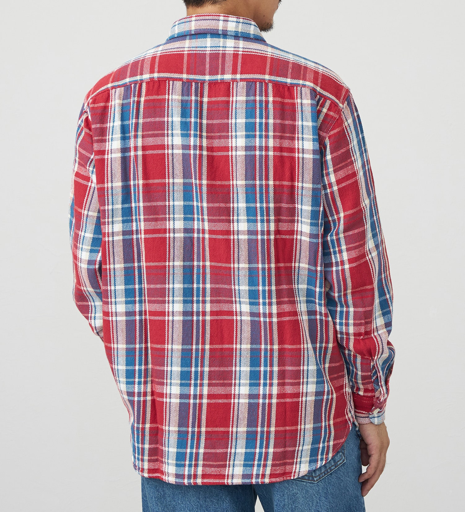 EDWIN(エドウイン)のワークシャツ チェック 長袖|トップス/シャツ/ブラウス/メンズ|レッド