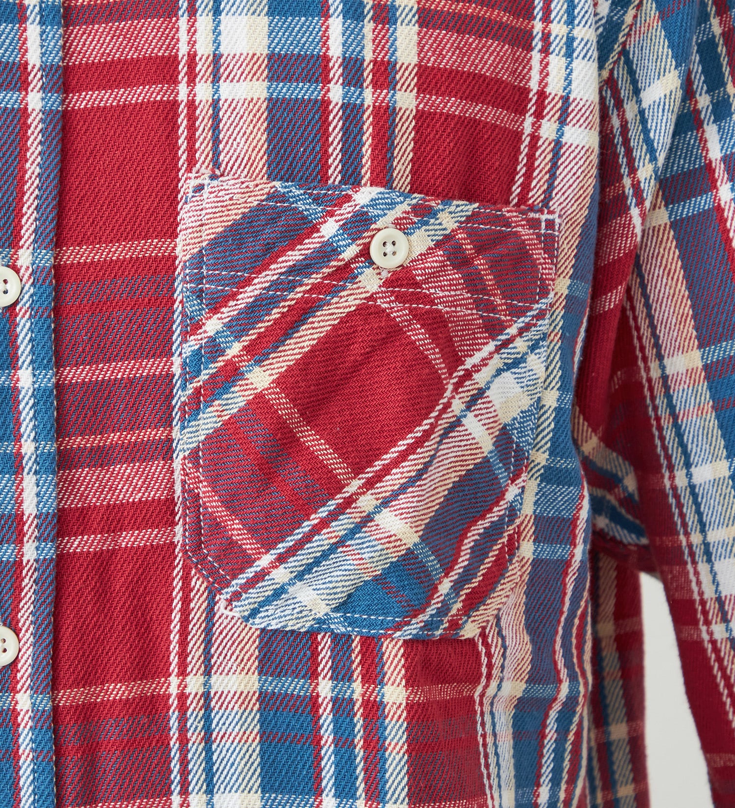 EDWIN(エドウイン)のワークシャツ チェック 長袖|トップス/シャツ/ブラウス/メンズ|レッド