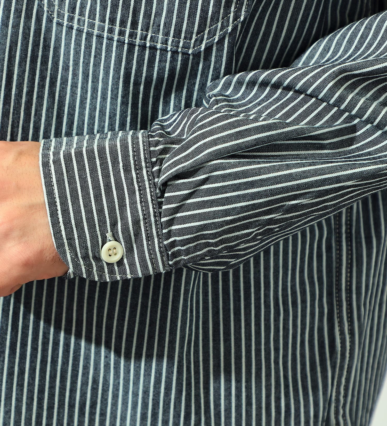 EDWIN(エドウイン)の【大きいサイズ】ワークシャツ 長袖|トップス/シャツ/ブラウス/メンズ|ヒッコリー