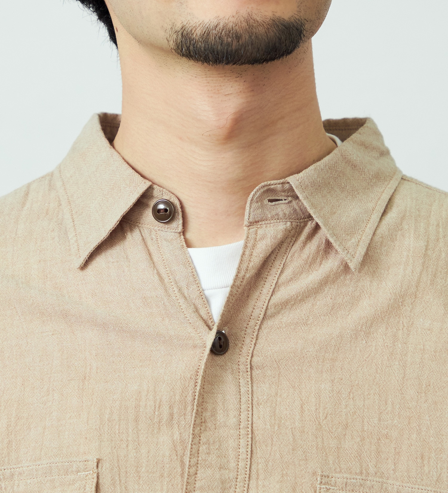 EDWIN(エドウイン)のヴィンテージワークシャツ 長袖|トップス/シャツ/ブラウス/メンズ|ベージュ