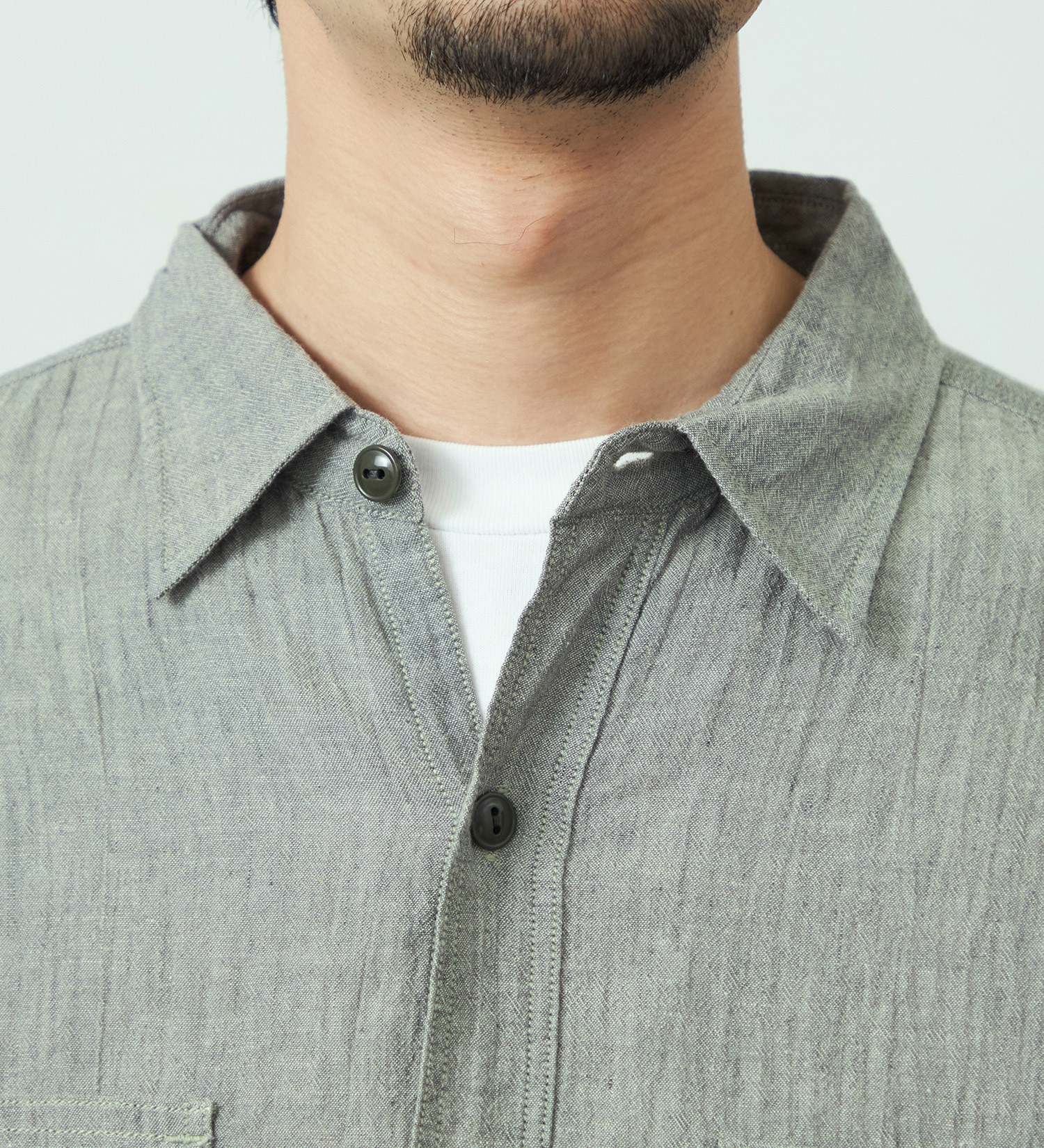 EDWIN(エドウイン)のヴィンテージワークシャツ 長袖|トップス/シャツ/ブラウス/メンズ|オリーブ