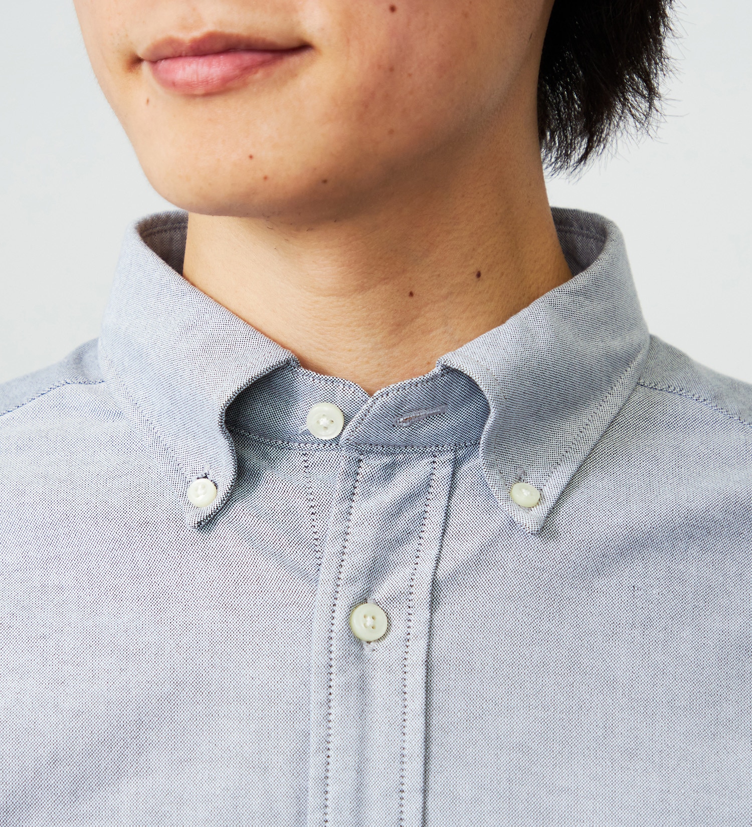 EDWIN(エドウイン)の半袖 ボタンダウンシャツ|トップス/シャツ/ブラウス/メンズ|ブラック