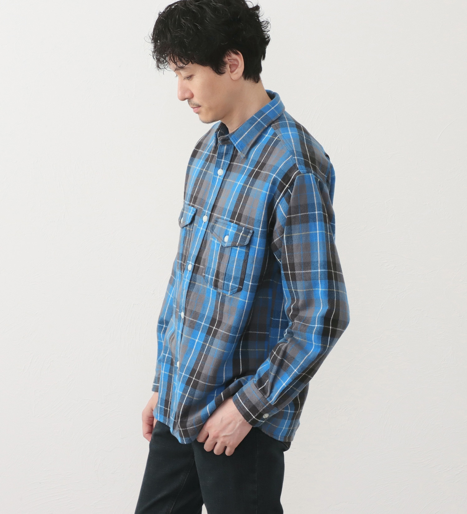 EDWIN(エドウイン)のワークシャツ|トップス/シャツ/ブラウス/メンズ|グレー系その他