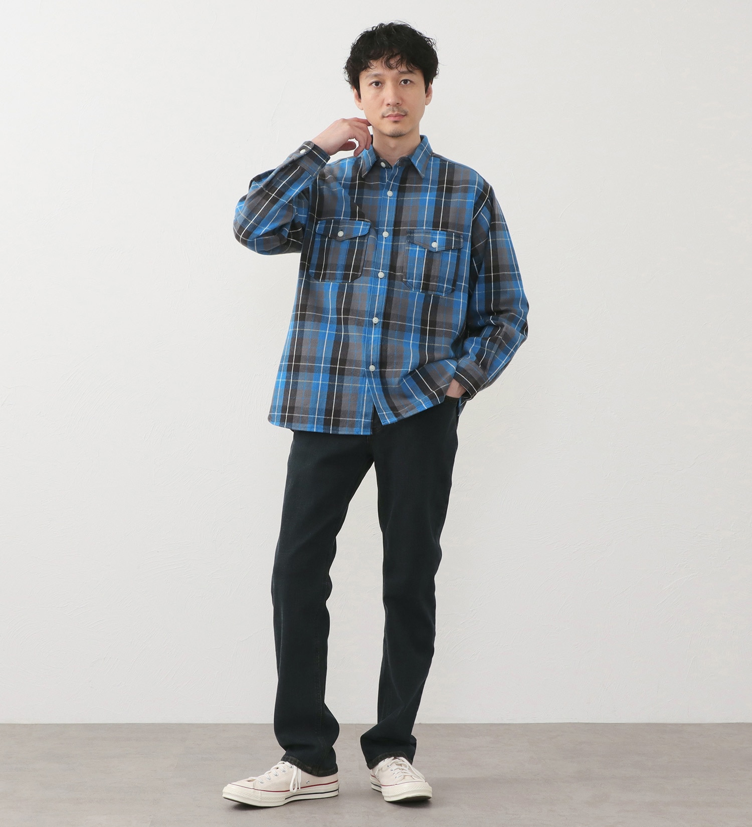 EDWIN(エドウイン)のワークシャツ|トップス/シャツ/ブラウス/メンズ|グレー系その他