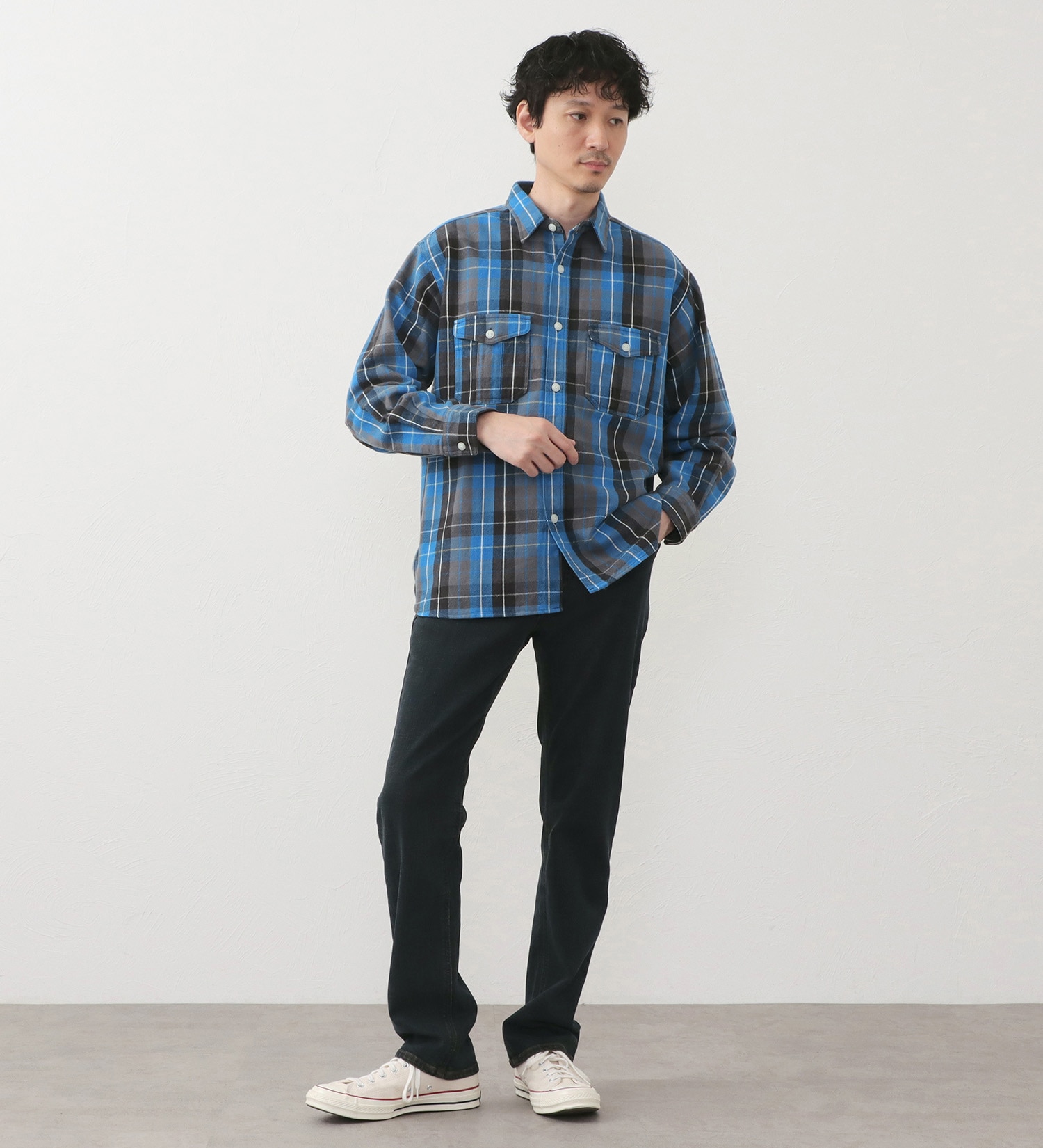 EDWIN(エドウイン)のワークシャツ|トップス/シャツ/ブラウス/メンズ|グレー系その他