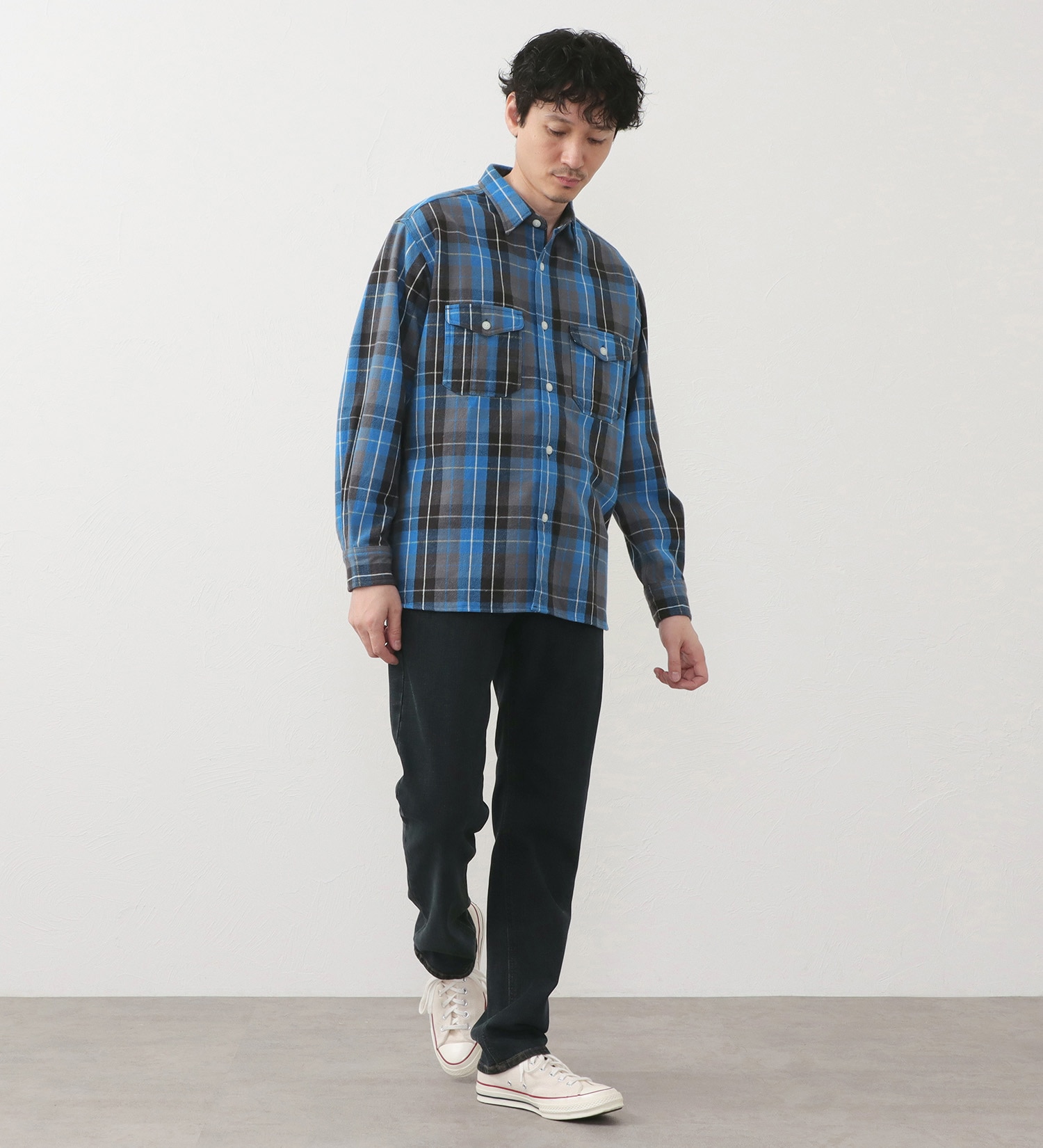 EDWIN(エドウイン)のワークシャツ|トップス/シャツ/ブラウス/メンズ|グレー系その他