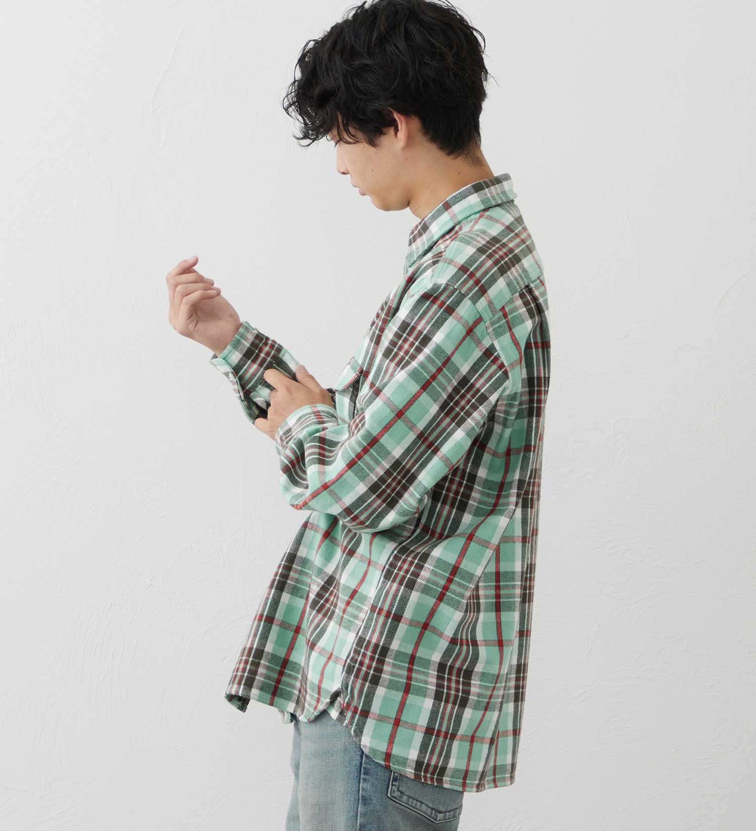 EDWIN(エドウイン)のワークシャツ|トップス/シャツ/ブラウス/メンズ|グリーン系その他