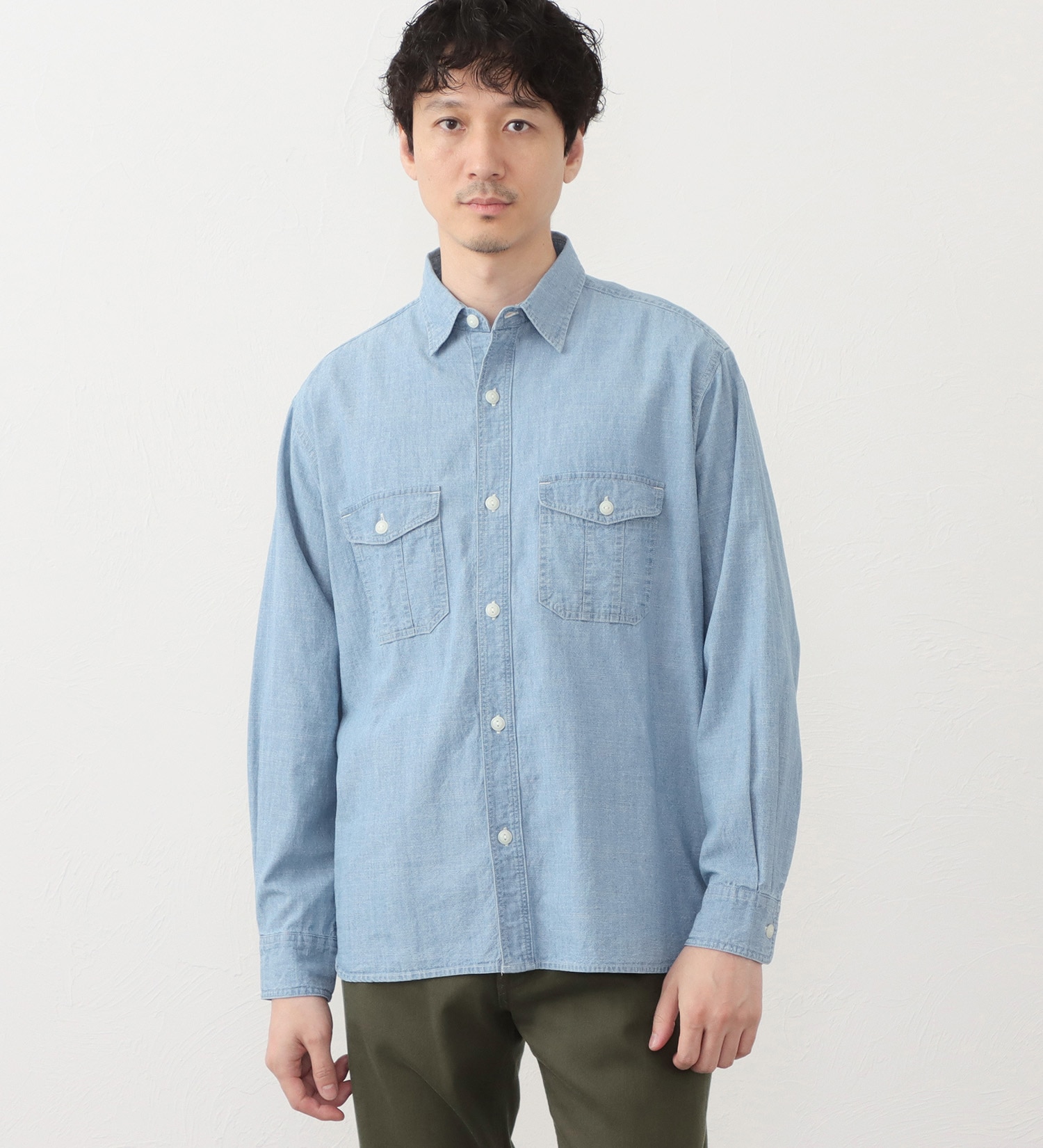 EDWIN(エドウイン)のワークシャツ|トップス/シャツ/ブラウス/メンズ|ブルー系その他