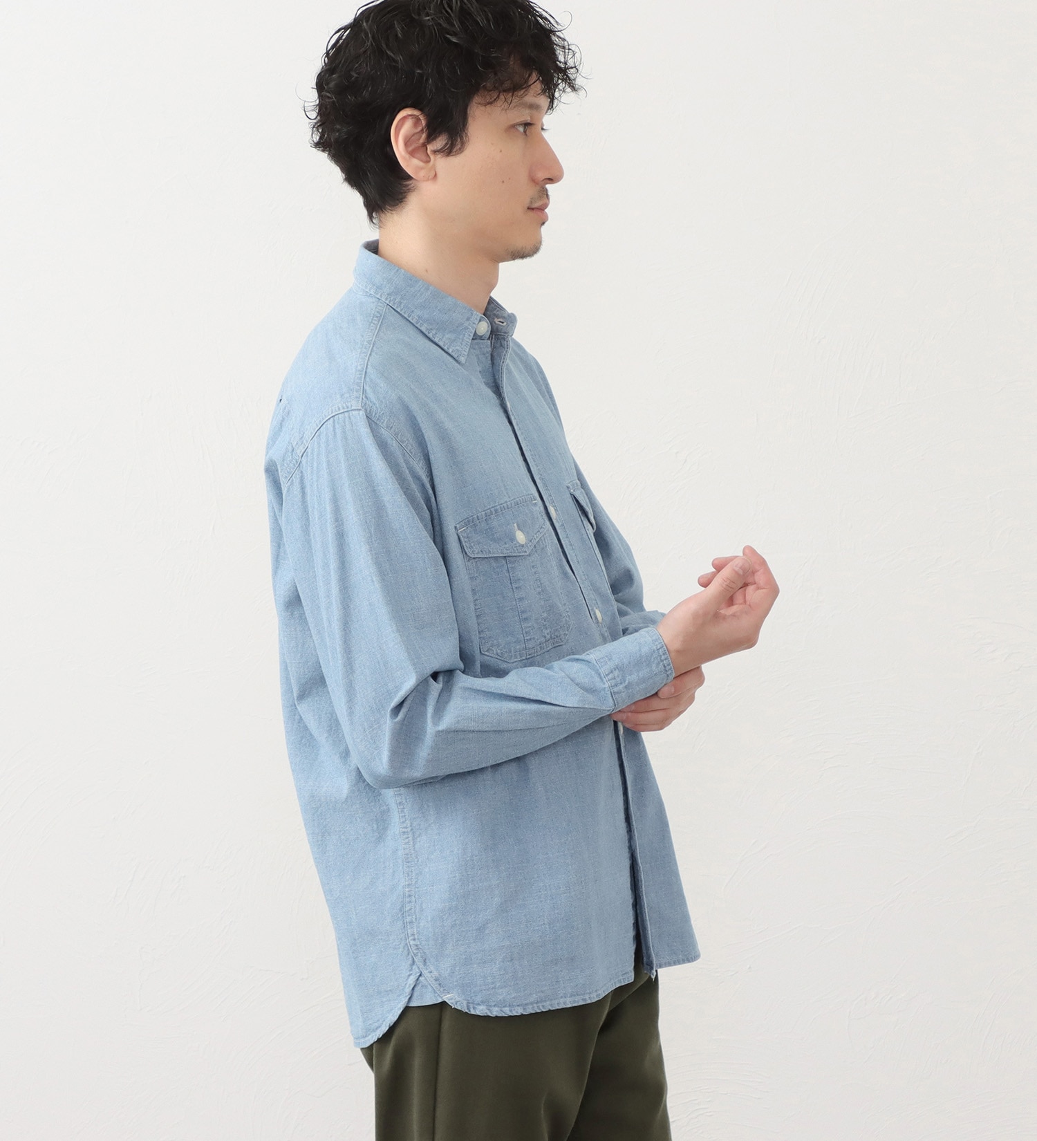 EDWIN(エドウイン)のワークシャツ|トップス/シャツ/ブラウス/メンズ|ブルー系その他