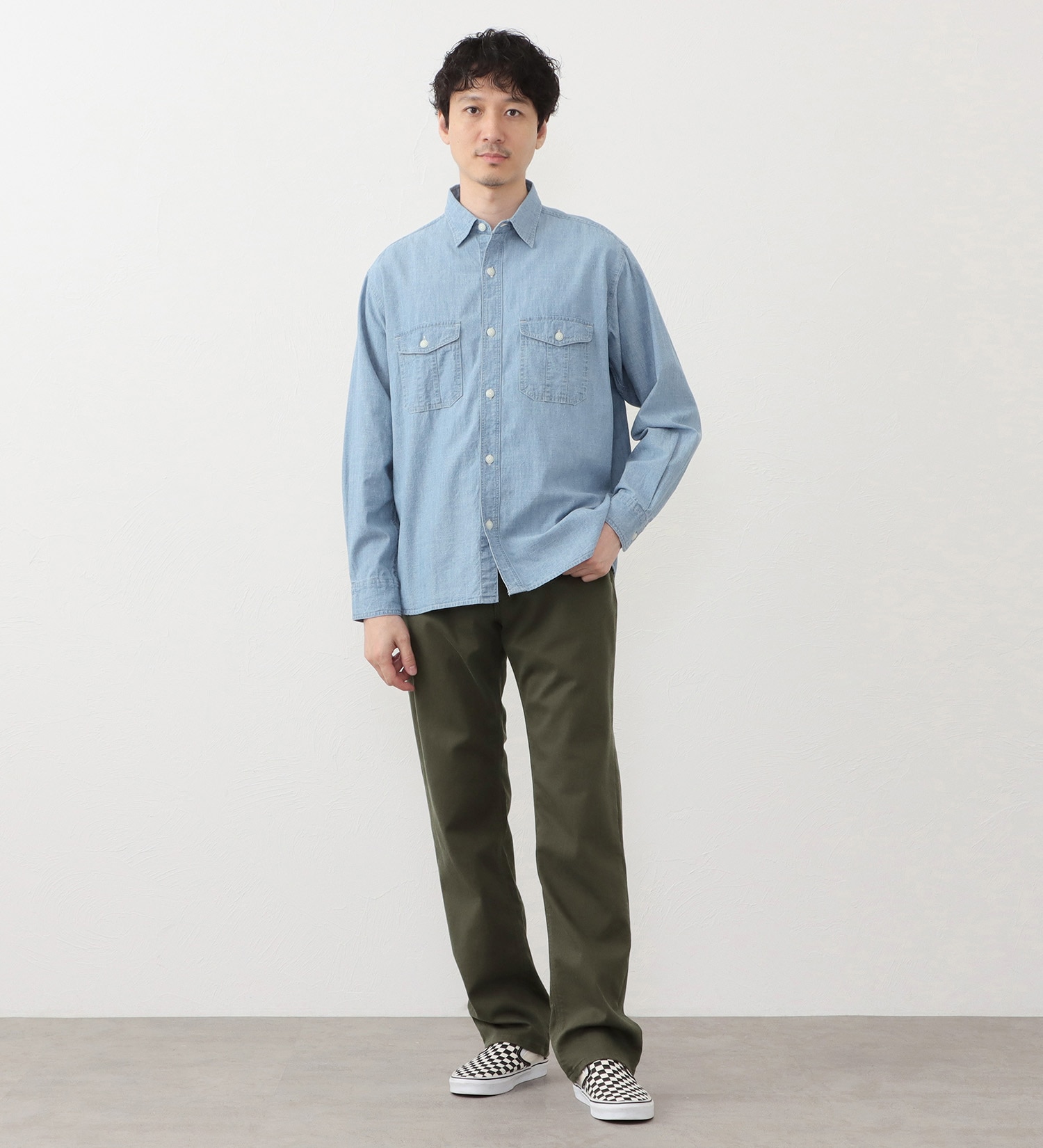 EDWIN(エドウイン)のワークシャツ|トップス/シャツ/ブラウス/メンズ|ブルー系その他