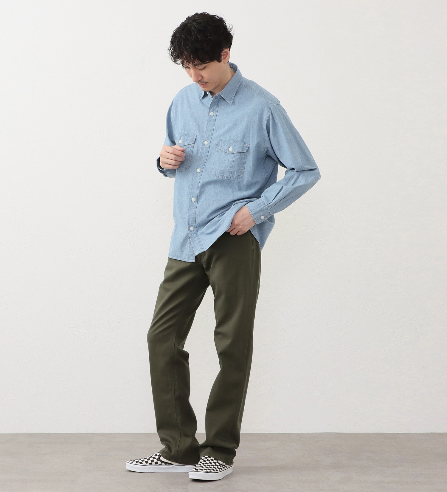 EDWIN(エドウイン)のワークシャツ|トップス/シャツ/ブラウス/メンズ|ブルー系その他