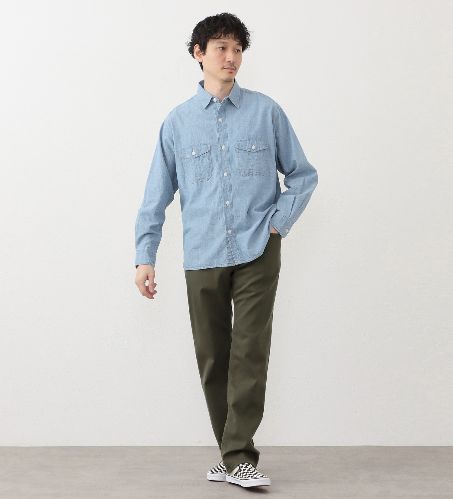 EDWIN(エドウイン)のワークシャツ|トップス/シャツ/ブラウス/メンズ|ブルー系その他