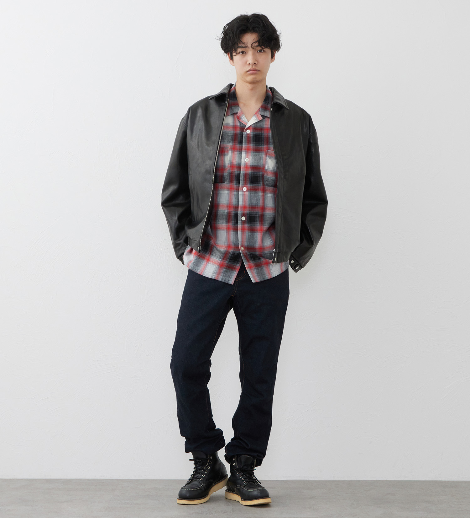 EDWIN(エドウイン)のオープンカラーシャツ|トップス/シャツ/ブラウス/メンズ|レッド系その他