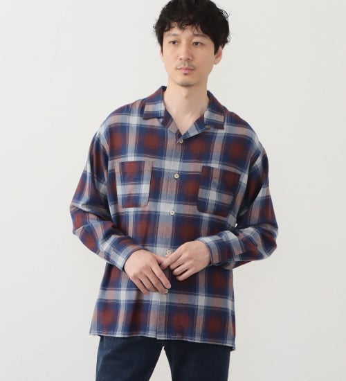 EDWIN(エドウイン)のオープンカラーシャツ|トップス/シャツ/ブラウス/メンズ|ブラウン系その他