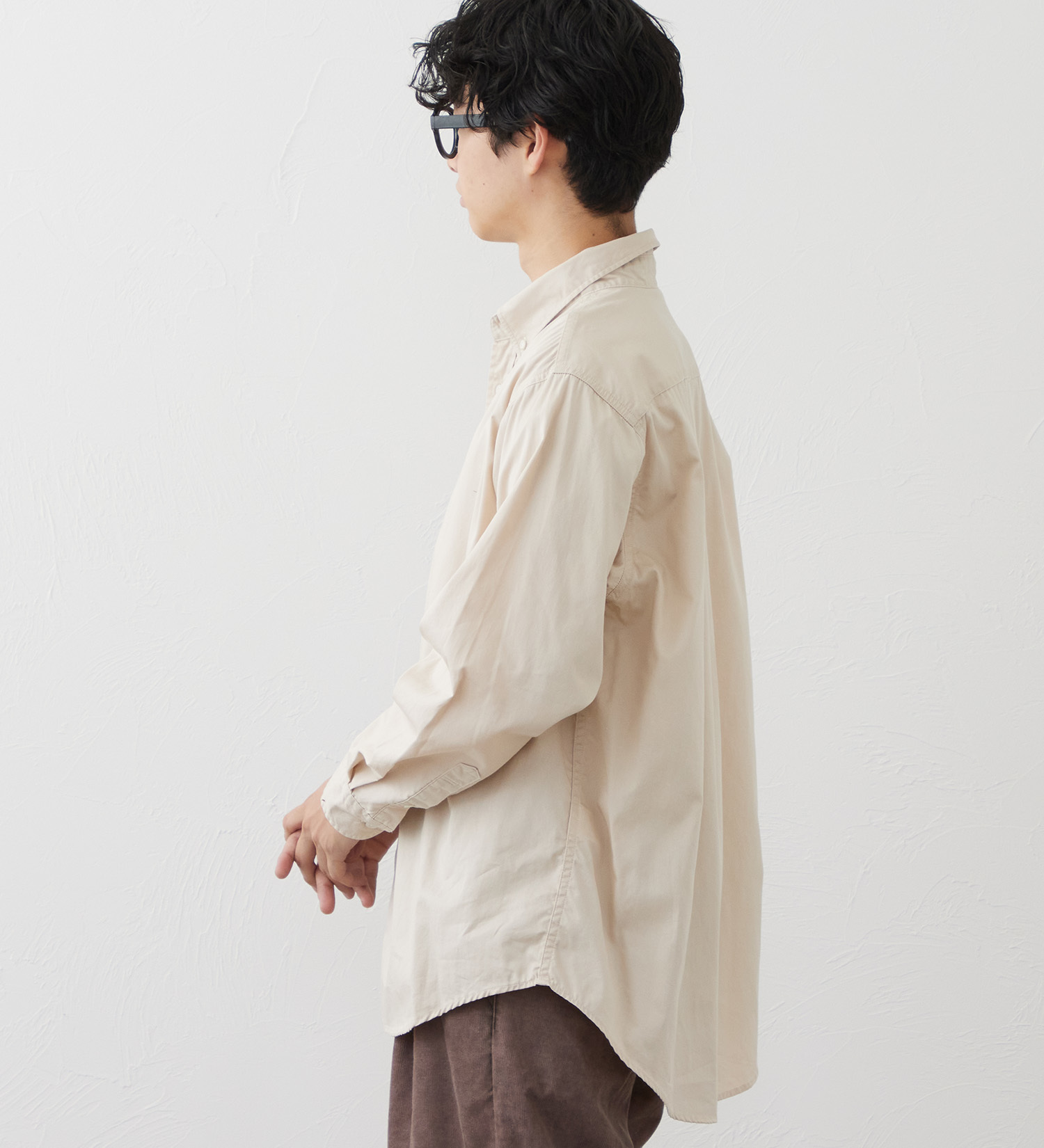 EDWIN(エドウイン)のボタンダウンシャツ|トップス/シャツ/ブラウス/メンズ|ベージュ