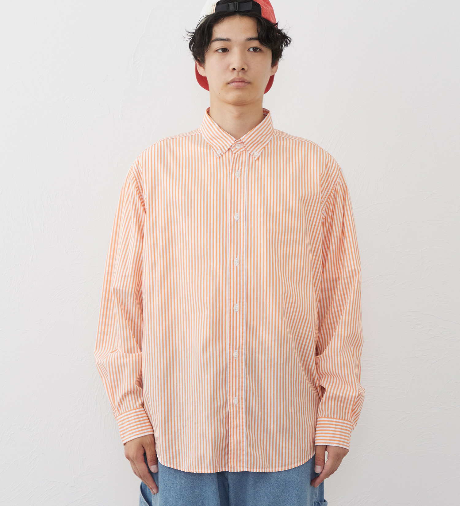 EDWIN(エドウイン)のボタンダウンシャツ|トップス/シャツ/ブラウス/メンズ|オレンジ