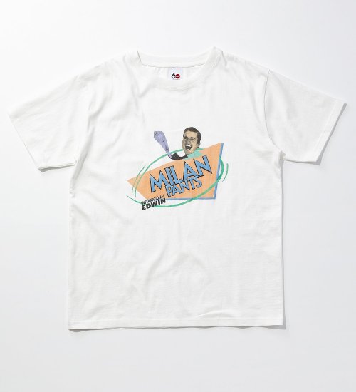の【SALE】【EDWIN 60周年限定】 クルーネック 半袖Tシャツ A|//|ホワイト4
