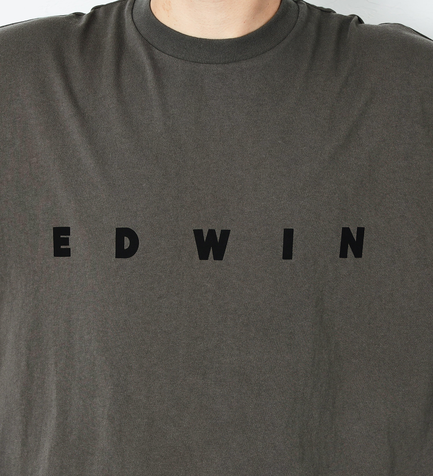 EDWIN(エドウイン)の【試着対象】A KIND OF BLACK BIG FIT Tシャツ|トップス/Tシャツ/カットソー/メンズ|グレー