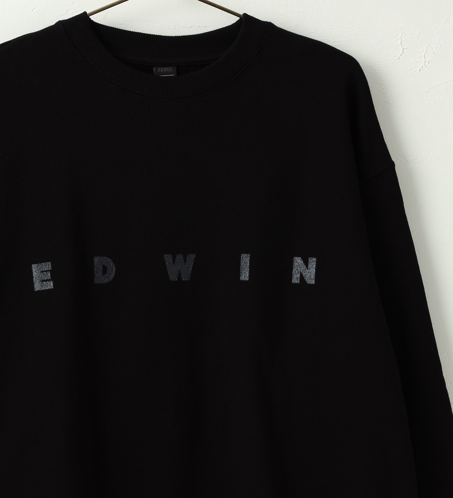 EDWIN(エドウイン)の【先行SALE】A KIND OF BLACK BIG FIT クルーネック スウェット|トップス/Tシャツ/カットソー/メンズ|ブラック