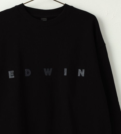 EDWIN(エドウイン)のA KIND OF BLACK BIG FIT クルーネック スウェット|トップス/Tシャツ/カットソー/メンズ|ブラック