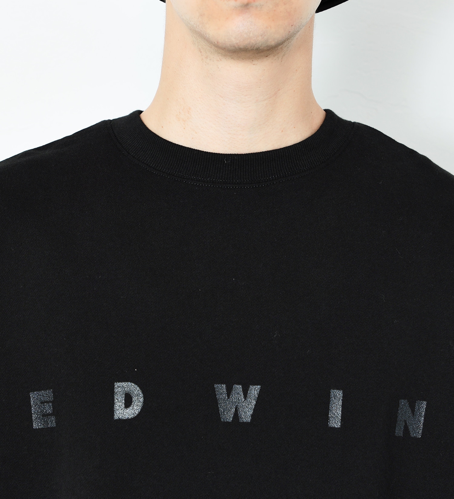 EDWIN(エドウイン)の【試着対象】A KIND OF BLACK BIG FIT クルーネック スウェット|トップス/Tシャツ/カットソー/メンズ|ブラック