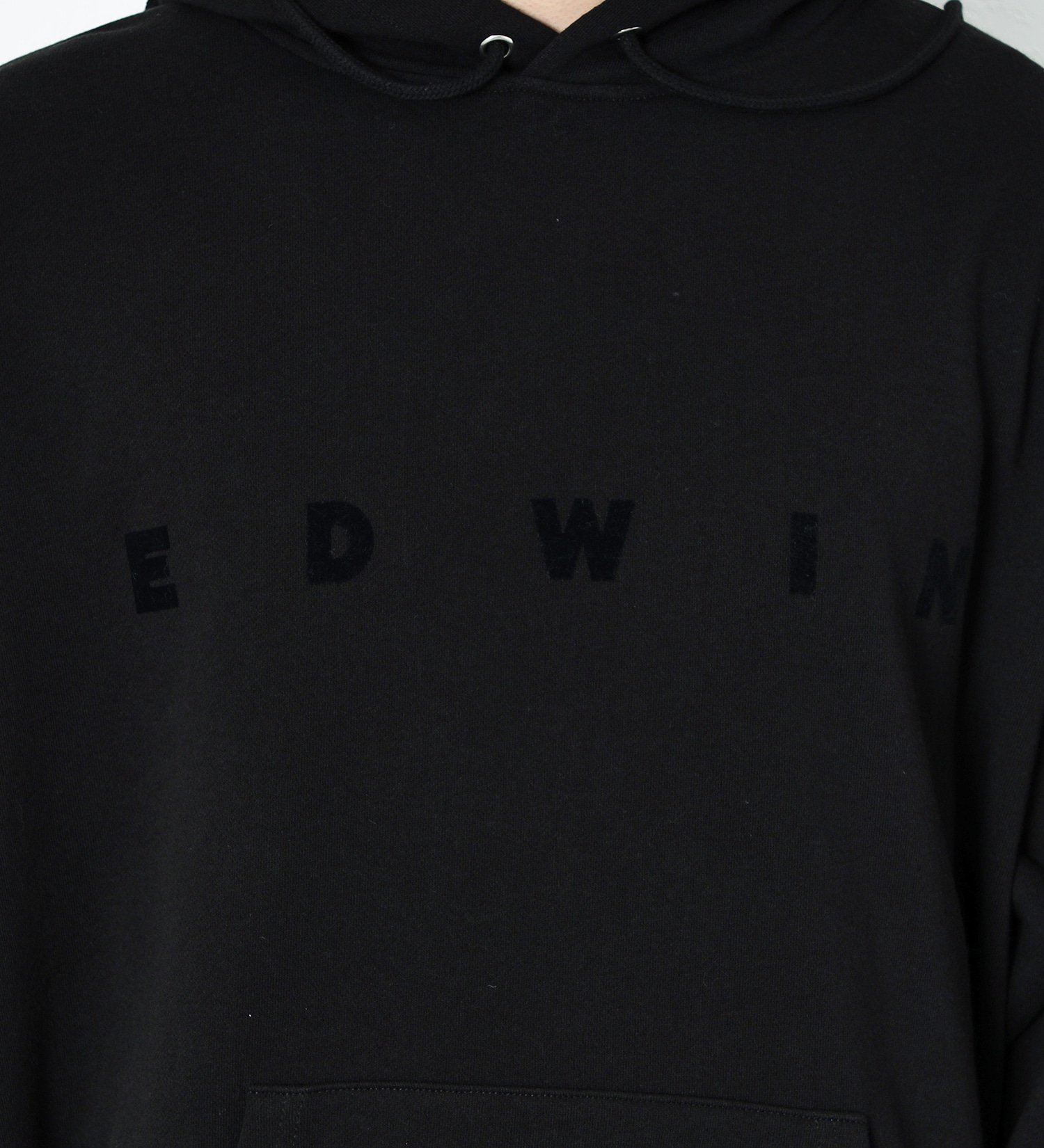 EDWIN(エドウイン)の【試着対象】A KIND OF BLACK BIG FIT フーディ―|トップス/パーカー/メンズ|ブラック