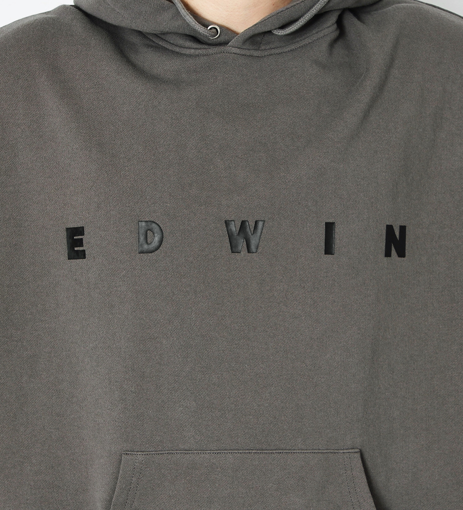EDWIN(エドウイン)の【試着対象】A KIND OF BLACK BIG FIT フーディ―|トップス/パーカー/メンズ|グレー