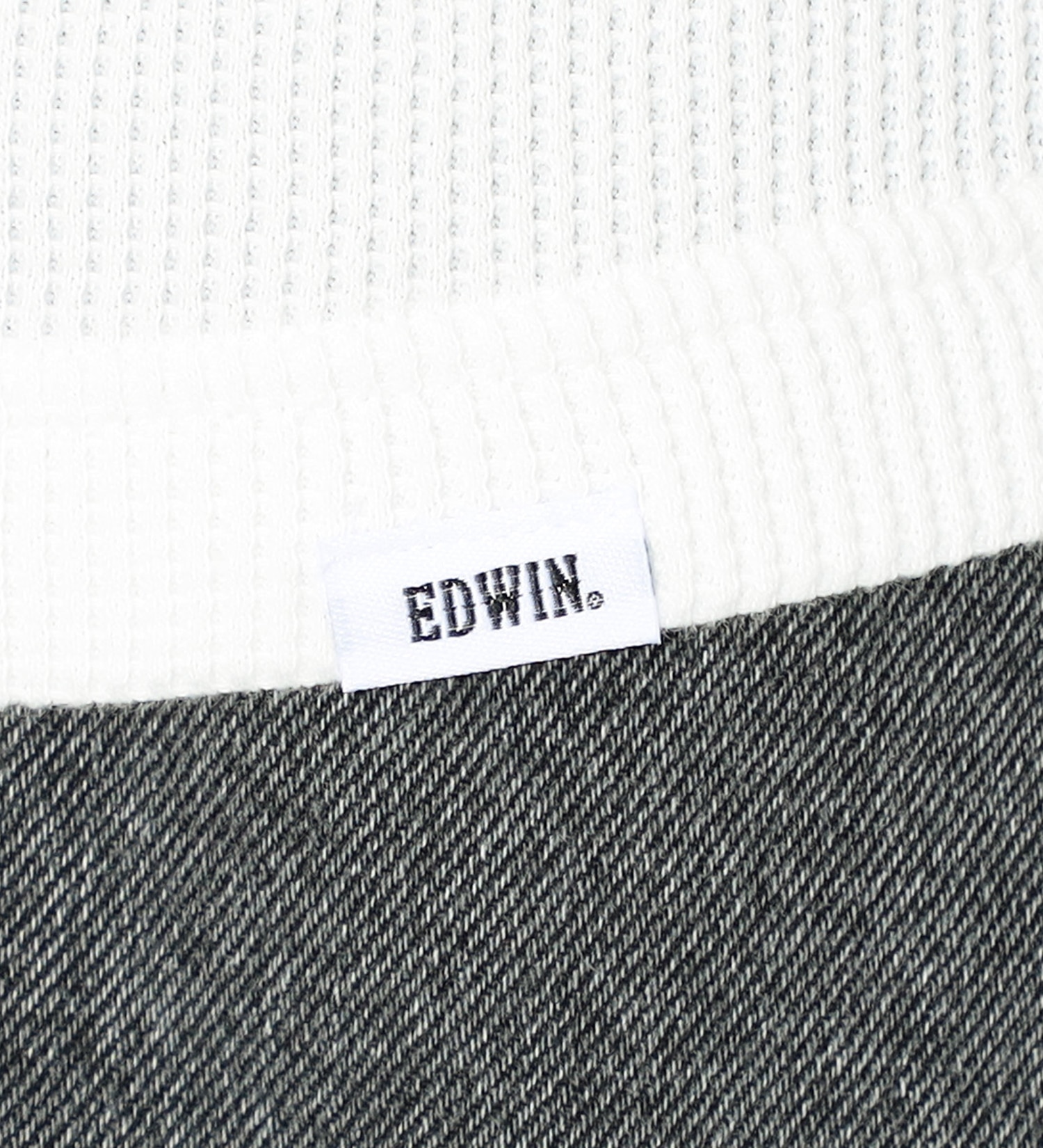 EDWIN(エドウイン)の【SALE】Vネック ワッフル Tシャツ 長袖|トップス/Tシャツ/カットソー/メンズ|ホワイト