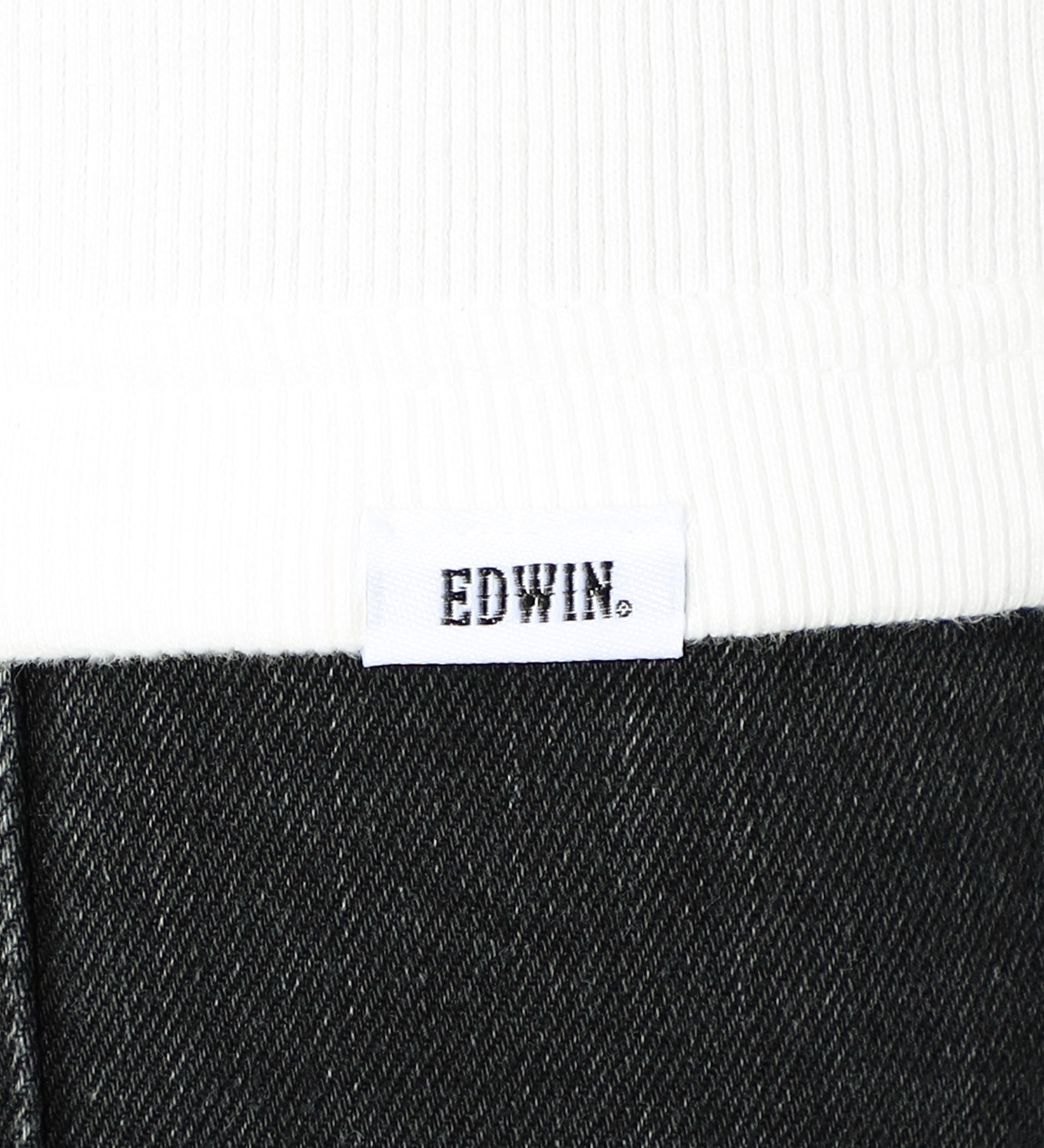 EDWIN(エドウイン)の【SALE】クルーネック リブ Tシャツ 長袖|トップス/Tシャツ/カットソー/メンズ|ホワイト
