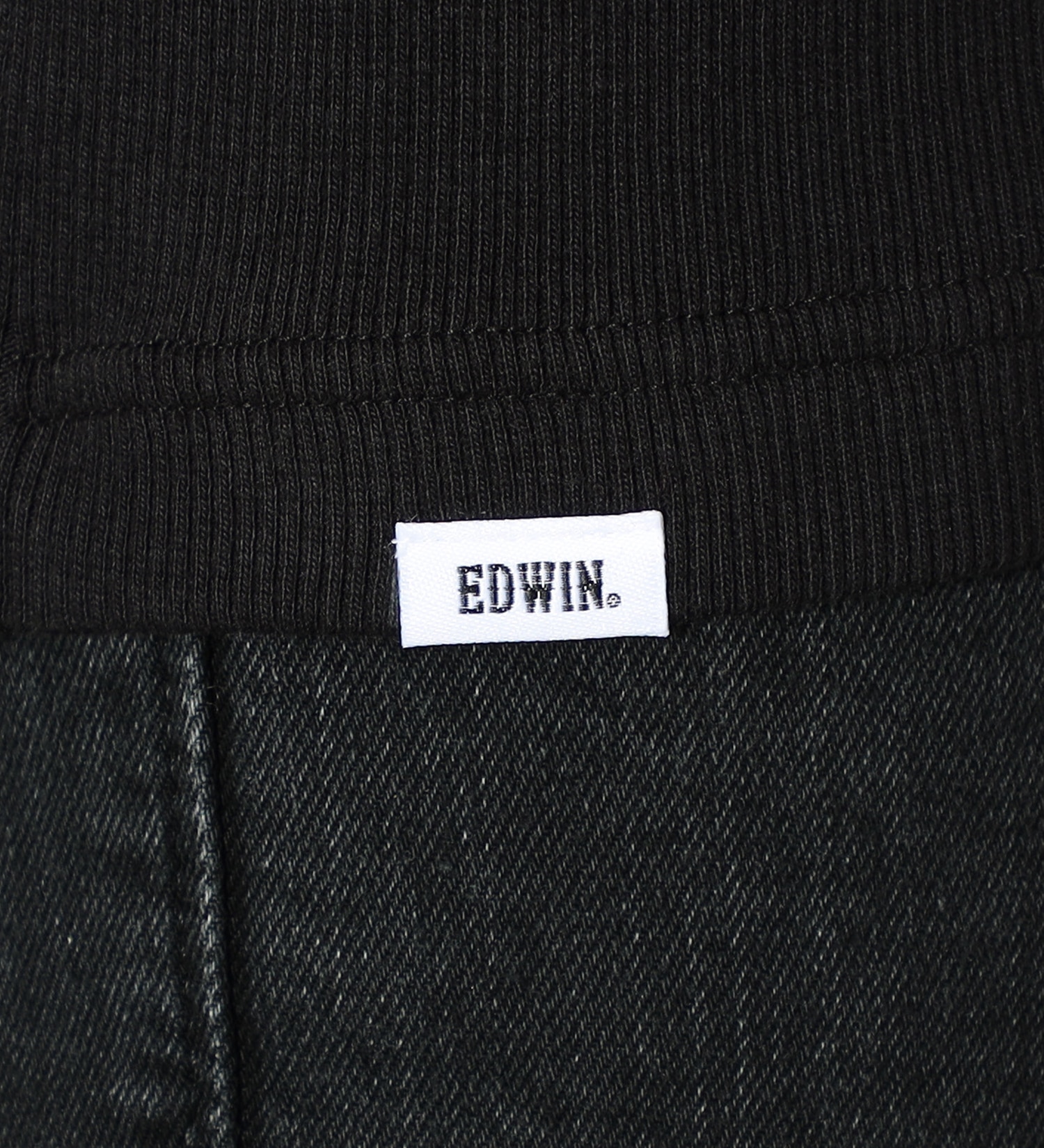 EDWIN(エドウイン)の【SALE】クルーネック リブ Tシャツ 長袖|トップス/Tシャツ/カットソー/メンズ|ブラック
