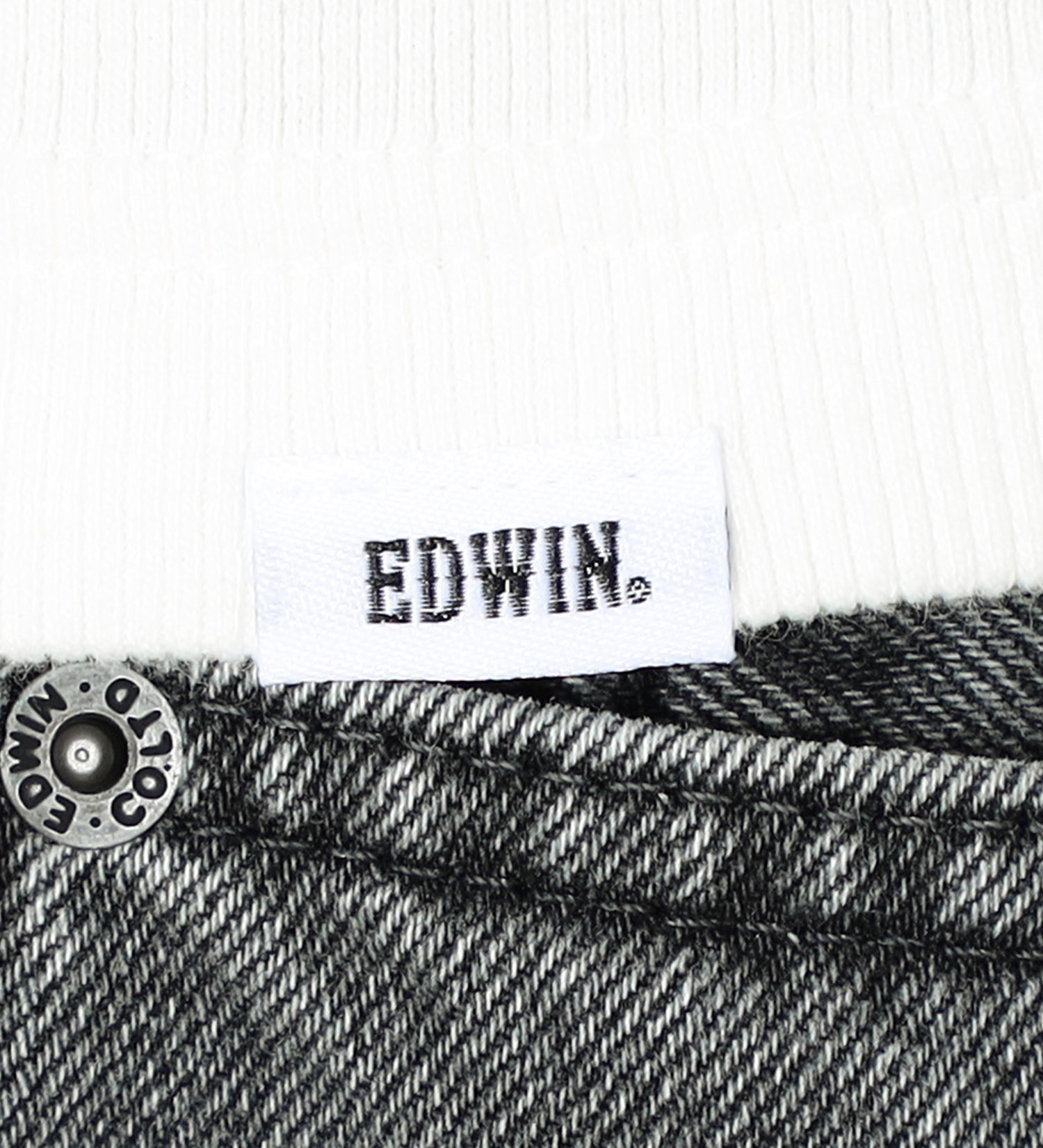 EDWIN(エドウイン)の【SALE】Vネック リブ Tシャツ 長袖|トップス/Tシャツ/カットソー/メンズ|ホワイト