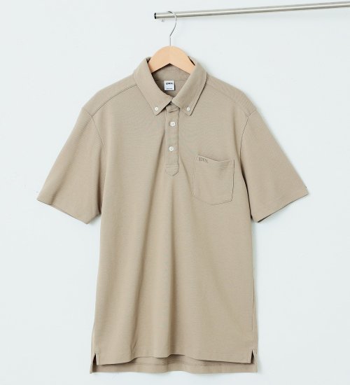 EDWIN(エドウイン)の【サマーセール】COOL FLEX ポロシャツ（半袖）|トップス/ポロシャツ/メンズ|ベージュ