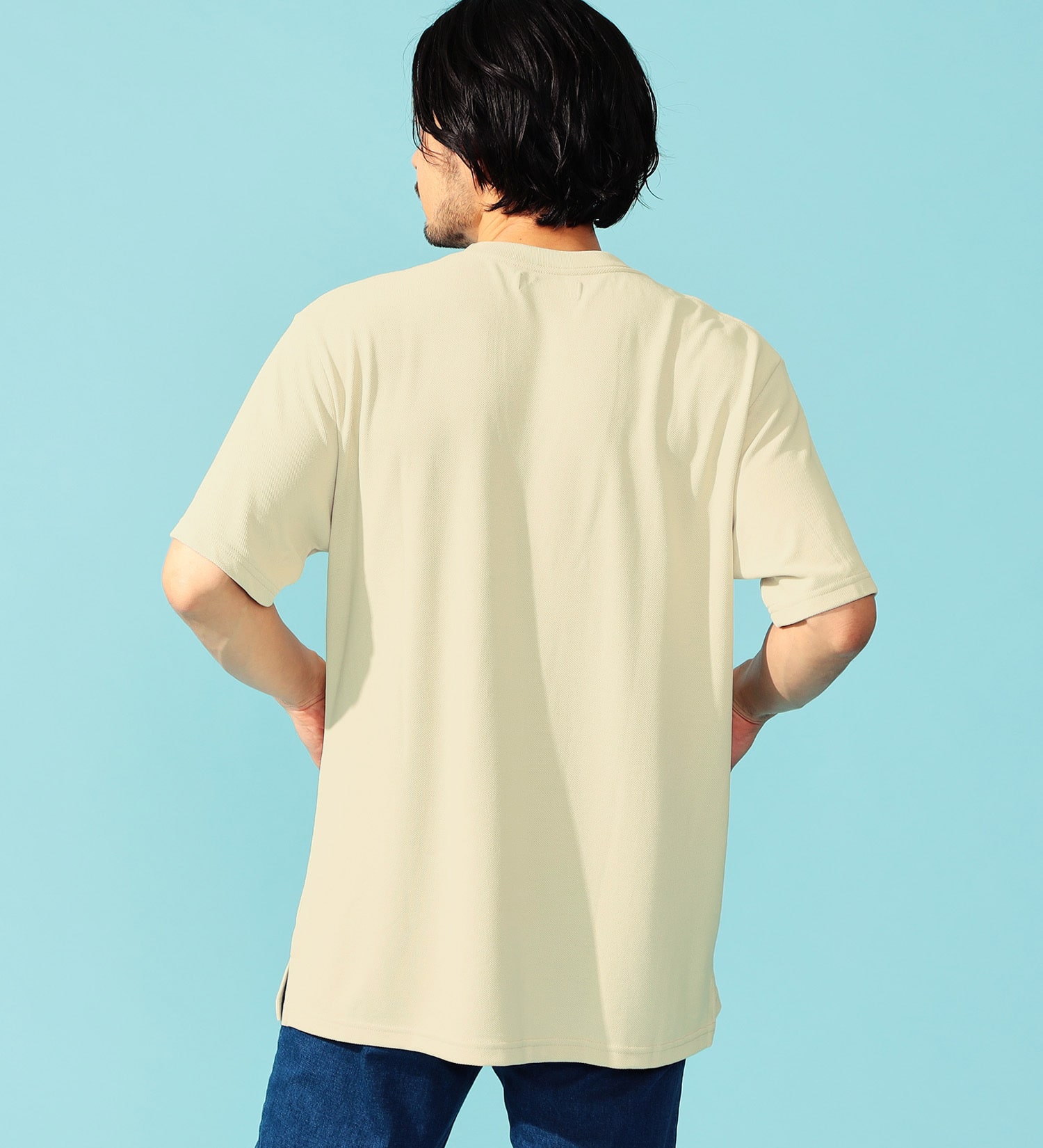 EDWIN(エドウイン)のCOOL FLEX 鹿の子Tシャツ 半袖|トップス/Tシャツ/カットソー/メンズ|ベージュ